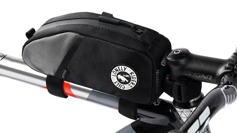 ULAC Neo Porter Nomadpak Trekking Pro 1.2L Top Tube Bicycle Storage Bag - Black and Grey
