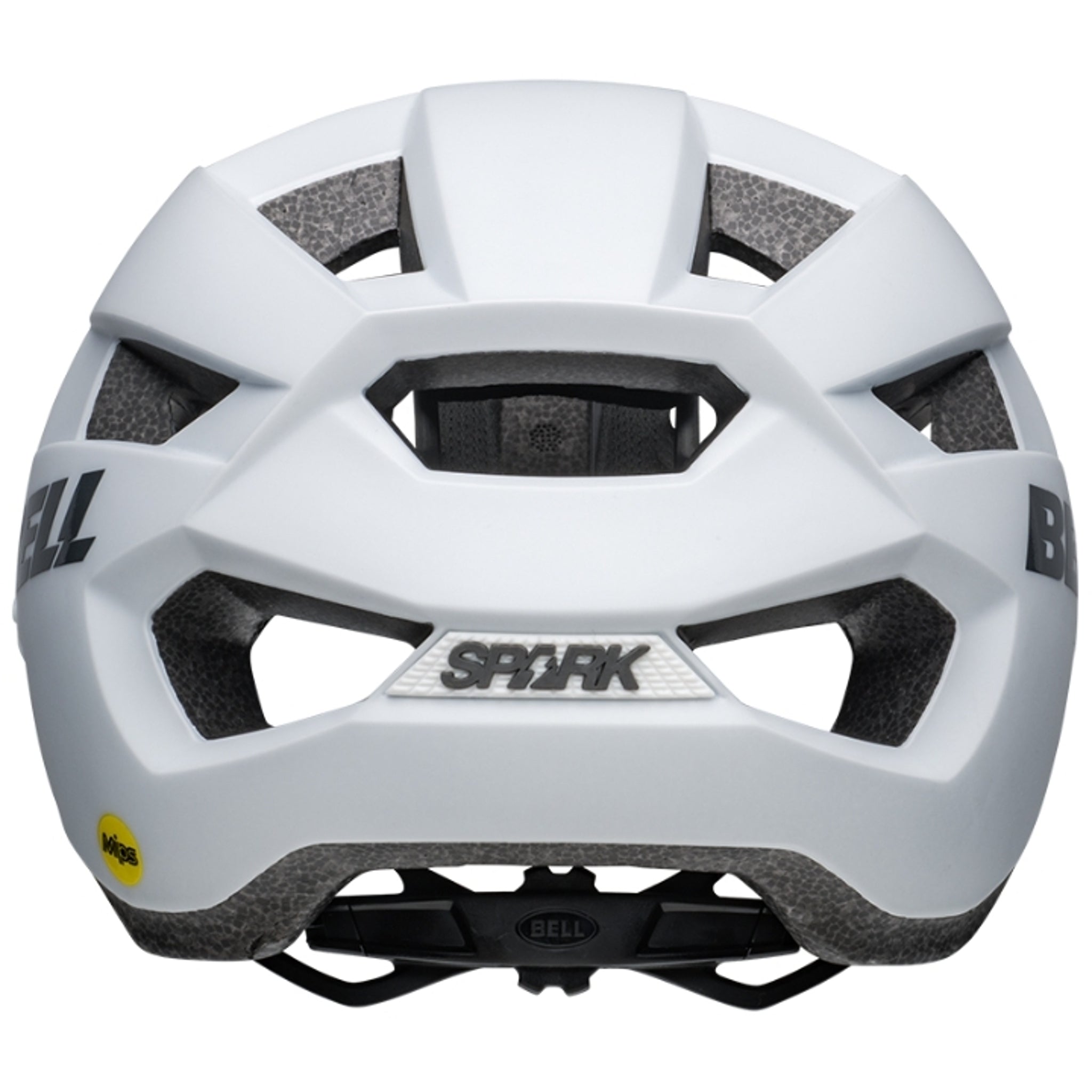 Matte White Bell Spark 2 MIPS All - Round Mountain Bike Helmet