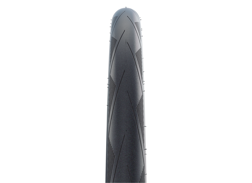 High - Performance Schwalbe Folding Bicycle Tyre, Durano DD, 700 x 25 Size with Graphite Sidewall and RaceGuard HS464 for Excellent Commuting and Training
