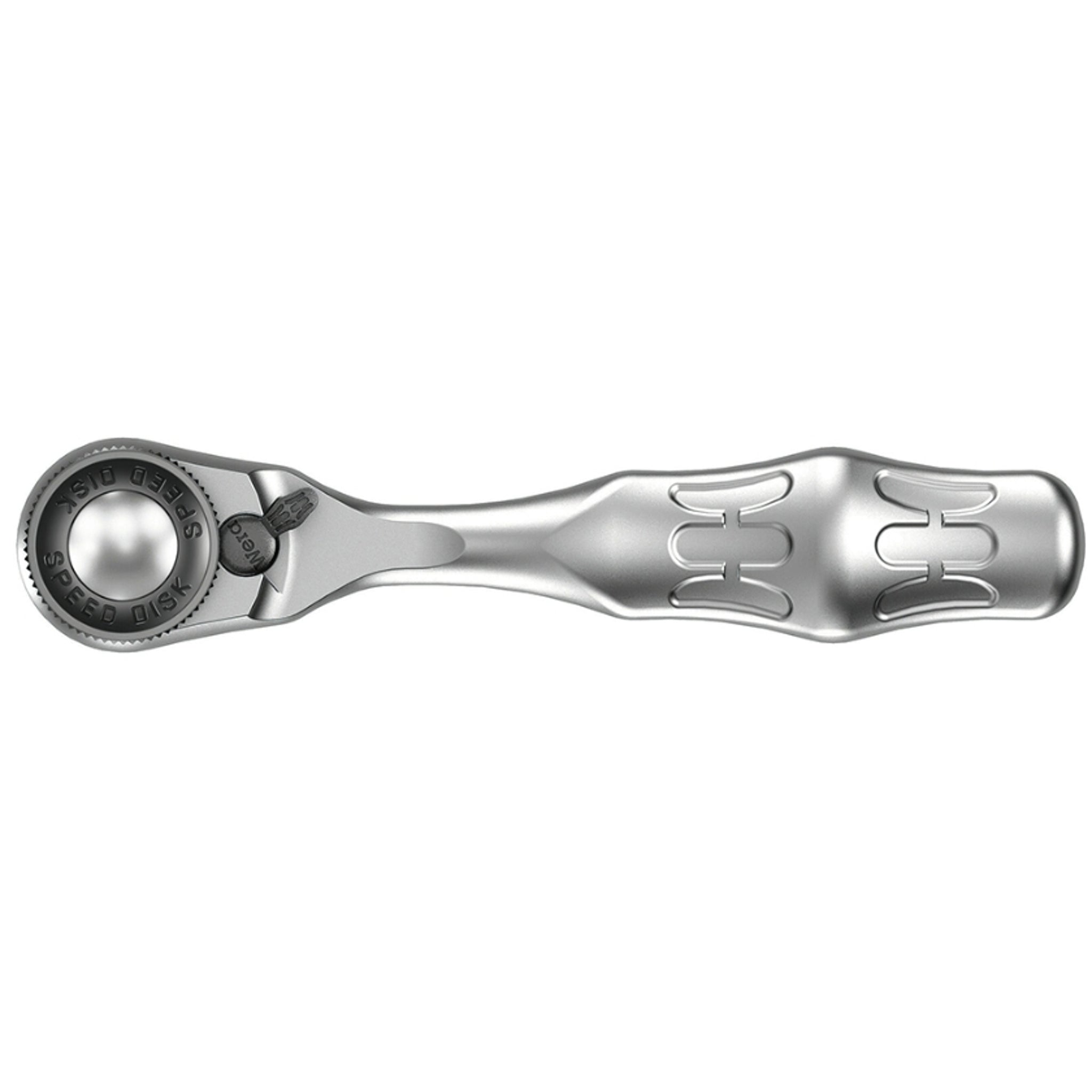 Wera 8008 A Zyklop Mini Ratchet with 1/4 Square Drive for Precise Work