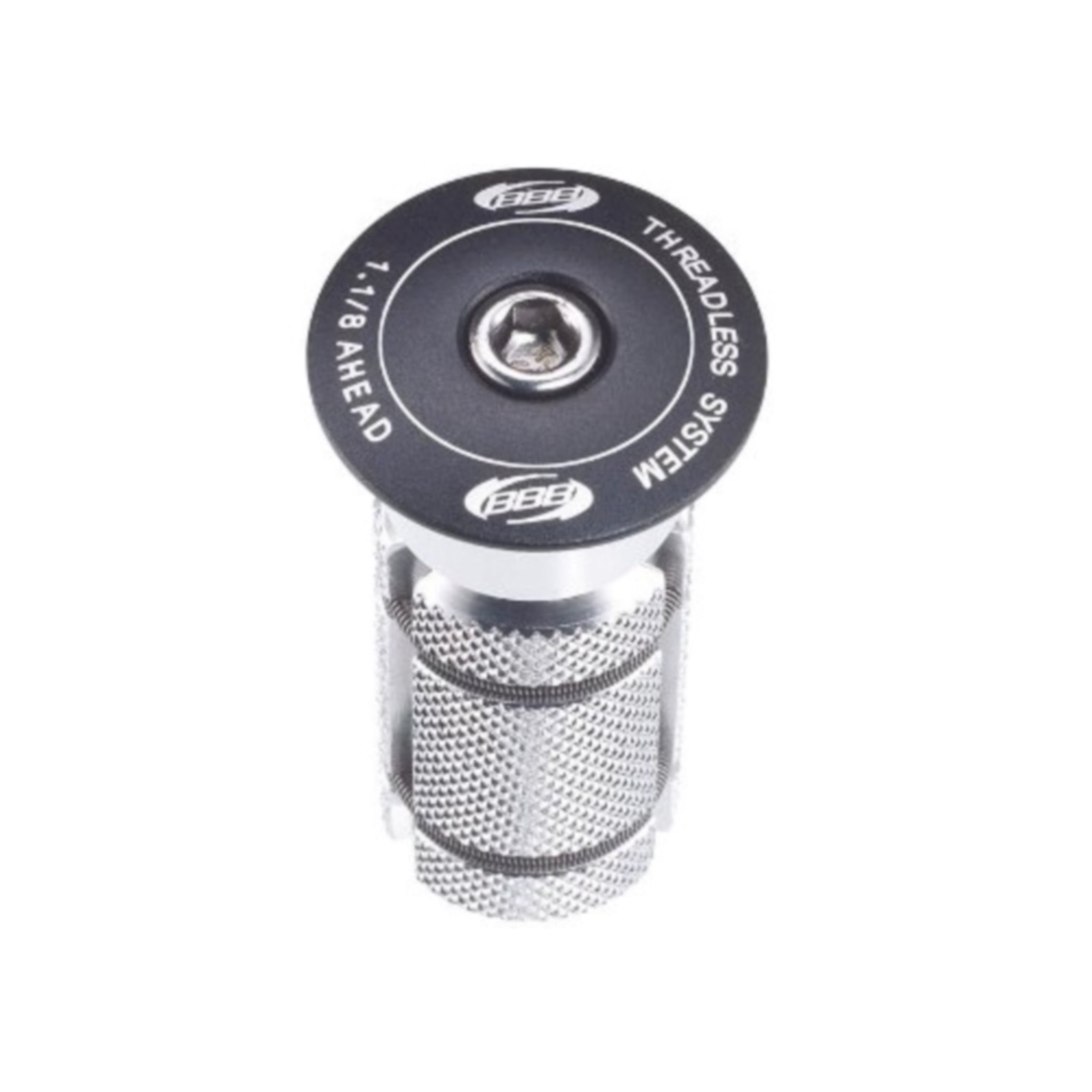 BBB 'PowerHead' 1.1/8 Matt Black Alloy Ahead Plug for Forks