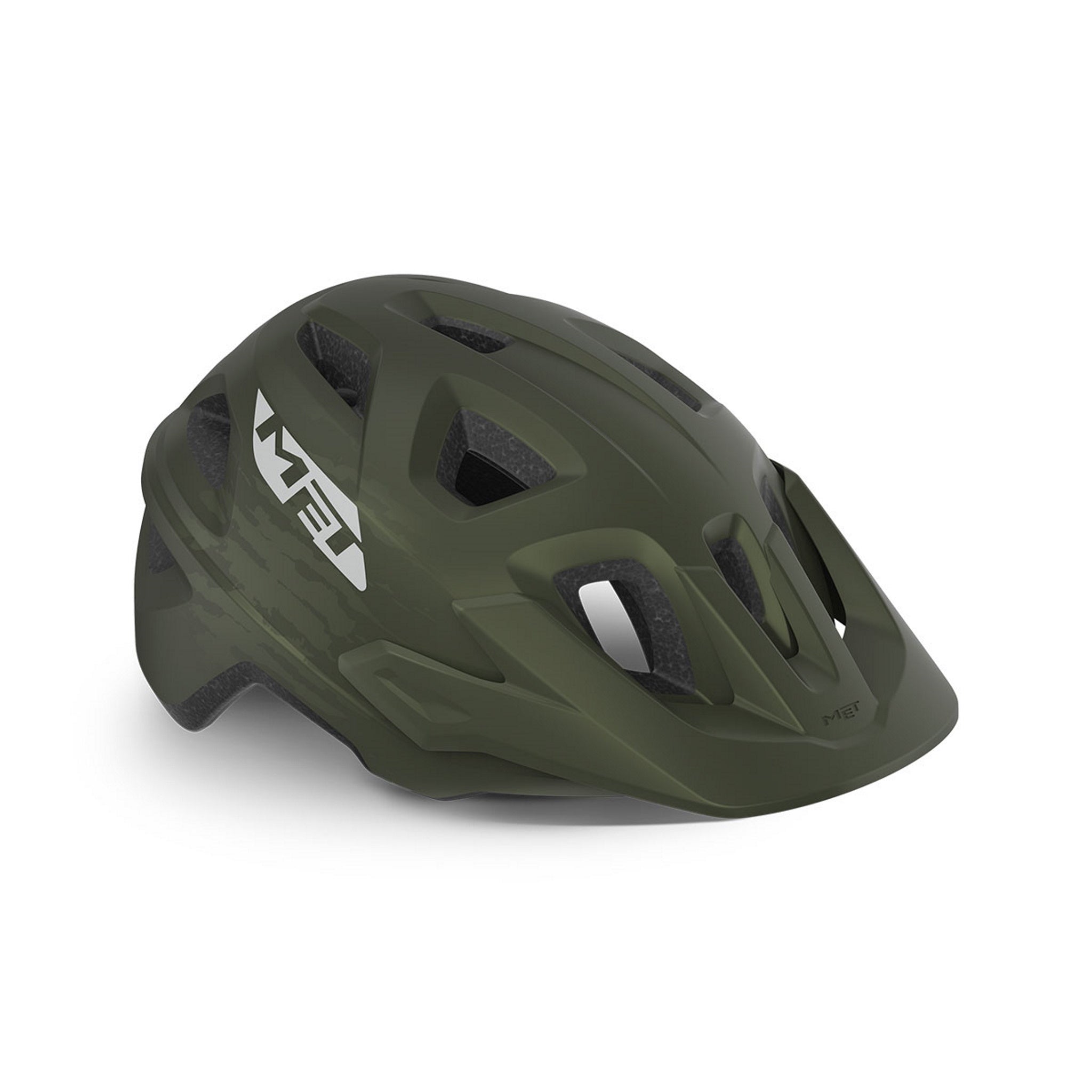 Olive Green MET Echo MIPS High - Quality Entry - Level MTB Helmet