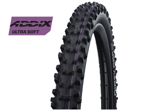 Schwalbe Dirty Dan 29x2.35 Purple Evolution Folding Addix Ultra Soft TL-Easy SuperDownhill Tire