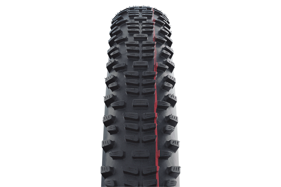 Schwalbe Racing Ralph 29 x 2.35 Evolution Folding Addix Speed Red TL-Easy SuperRace Tyre with Transparent Sidewall