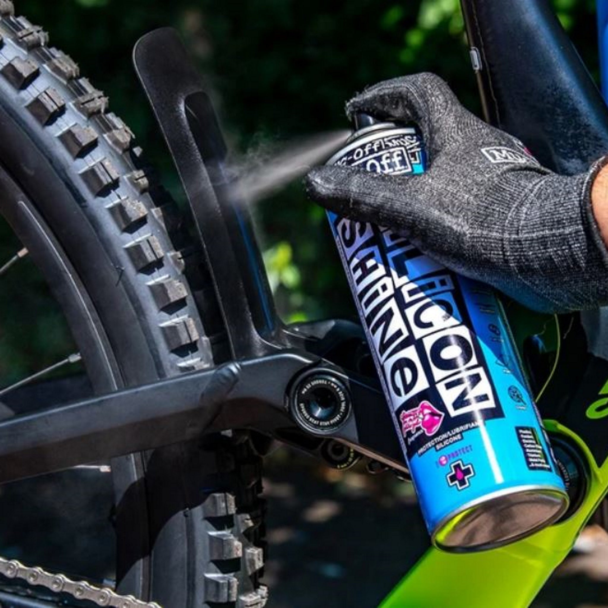 Muc-Off 500ml Aerosol Silicon Shine for Ultimate Bike Protection