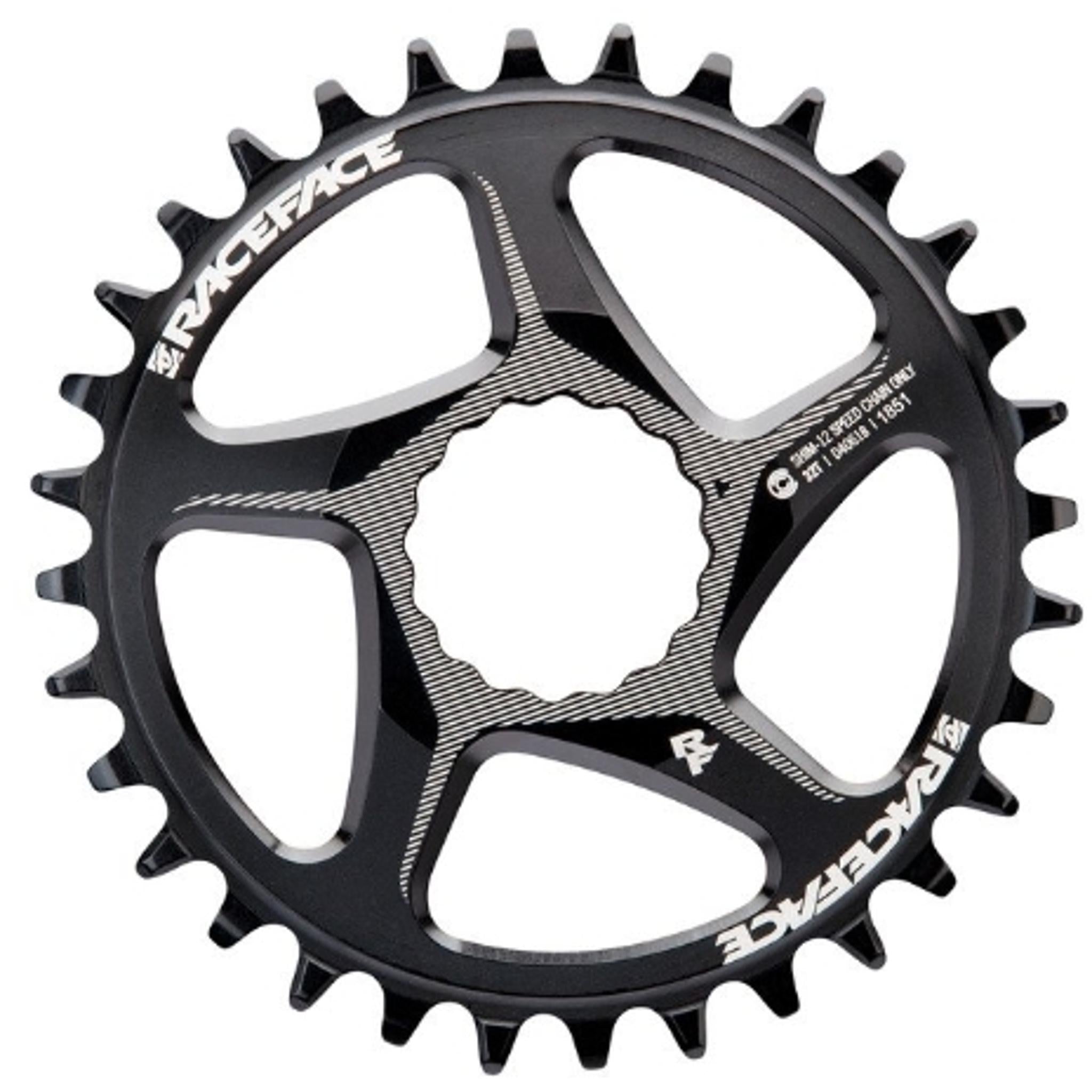 Black Race Face Cinch DM 32T Chainring for Shimano 12 - speed Drivetrains