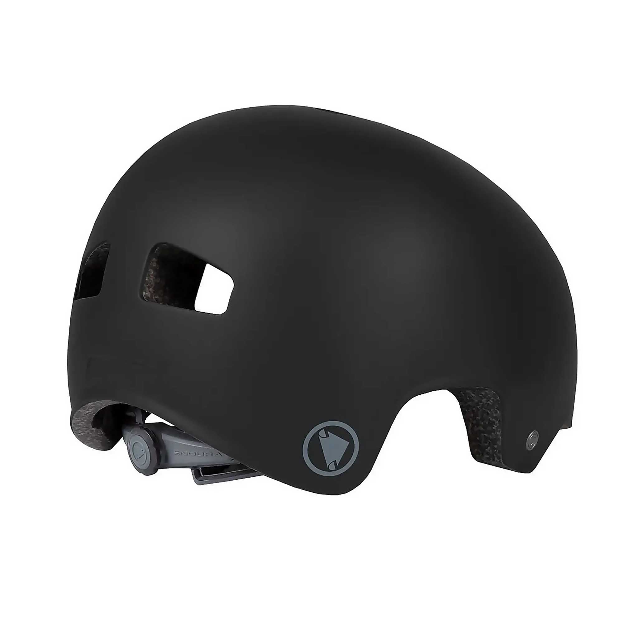 Endura Matt Black Ultra - Lightweight Bicycle PissPot Helmet for Street, Park and Dirt Riding