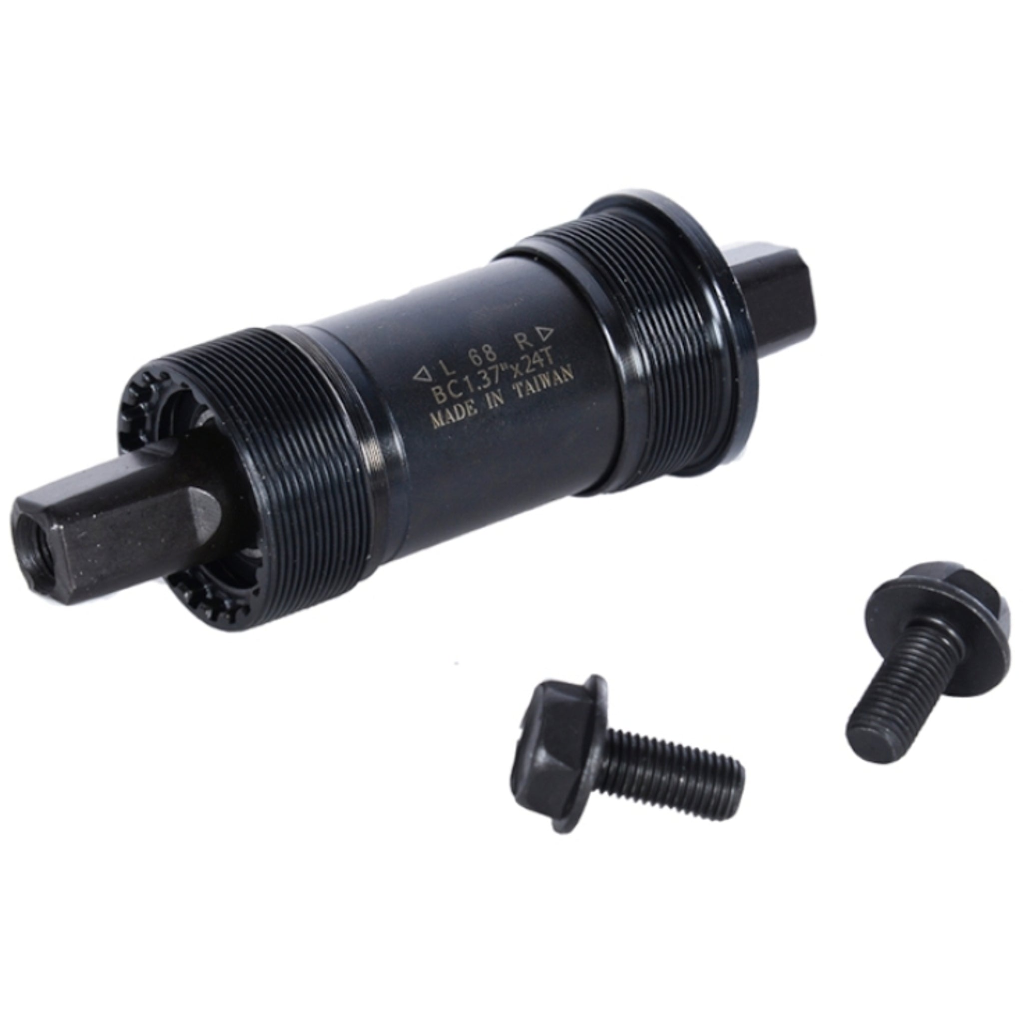 Neco BB190C High - Quality Black Bottom Bracket Unit for Bicycles, 127mm in Length and 68mm Shell Size, Model B910