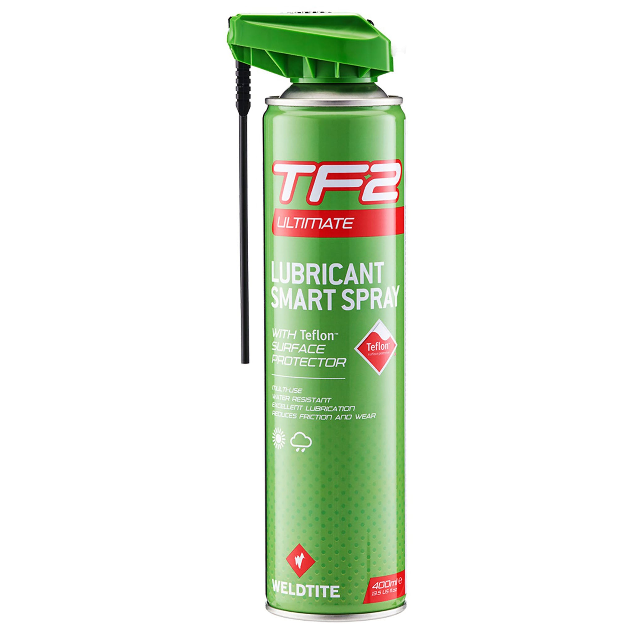 Weldtite TF2 Ultimate Smart Lubricant Spray with Teflon for Bicycles - 400ml