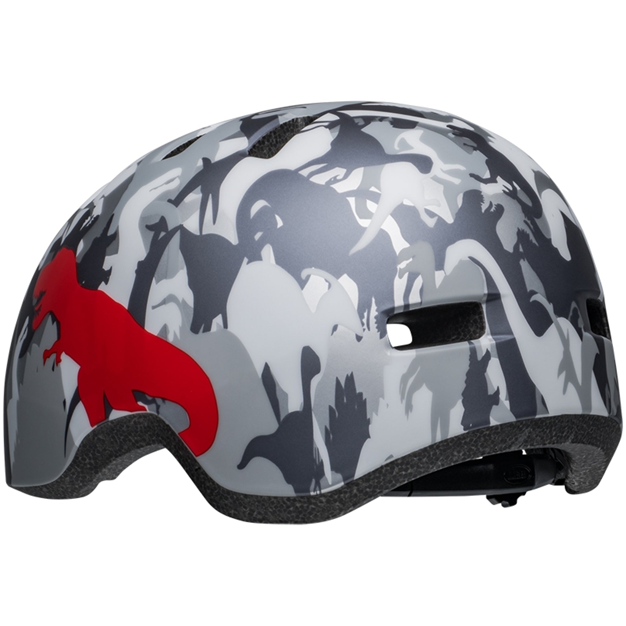 Bell Lil Ripper Kids' Camosaurus Grey Safety Helmet for Young Riders