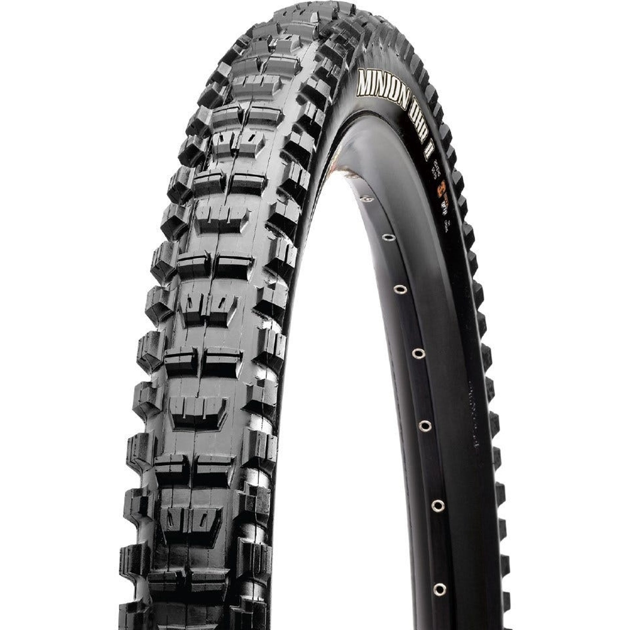 Maxxis High - Performance Folding Mountain Bike (MTB) Minion DHR II Tyre with 3C MaxxTerra Compound, EXO+ TR Protection, 27.5 X 2.6 Size in Black Color