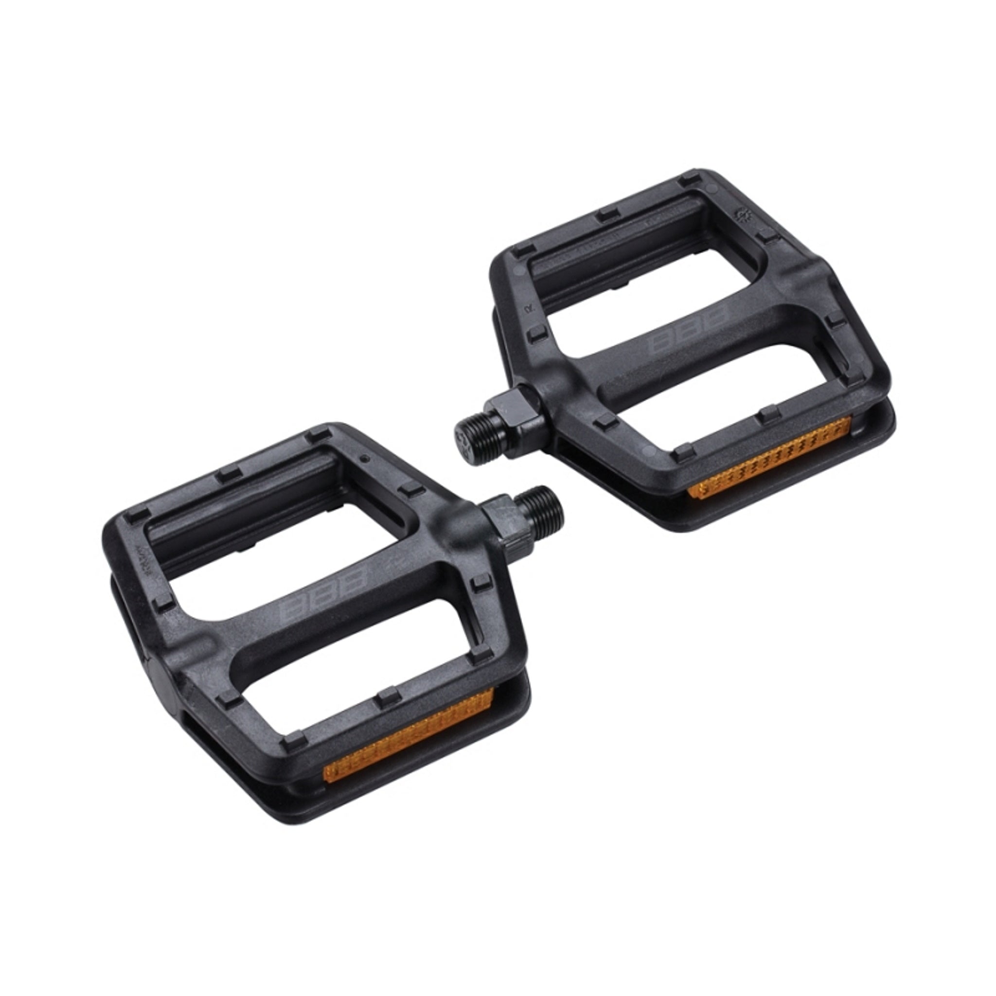 BBB Composite Black Trailride Platform Pedals for Enhanced Cycling Experience