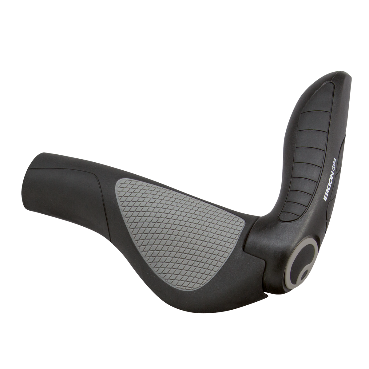 Ergon Cycling Handlebar Grips GP4-S Small in Black and Grey Color