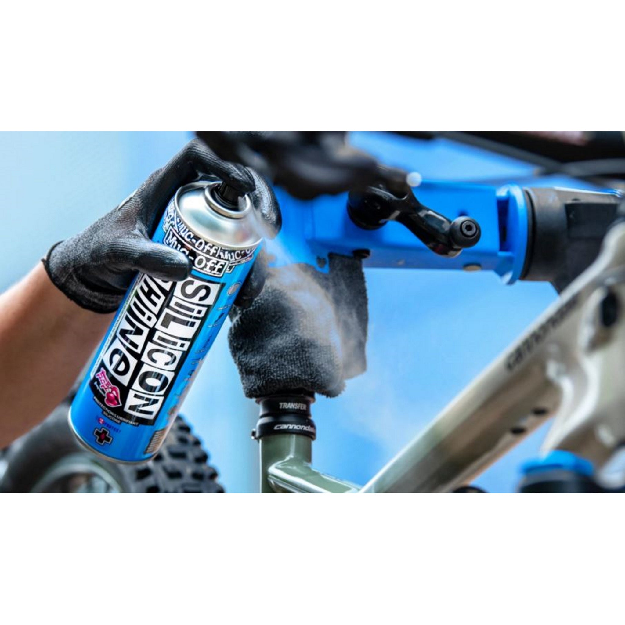Muc-Off 500ml Aerosol Silicon Shine for Ultimate Bike Protection