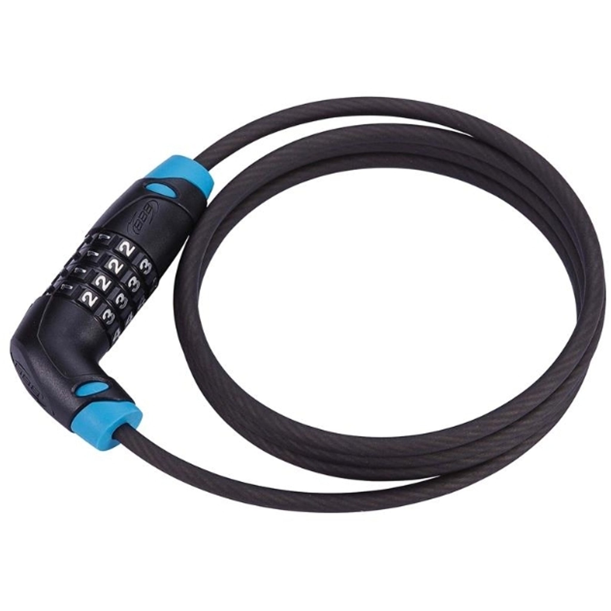 BBB Codesafe 6mm x 1500mm Coil Bicycle Lock with Resetable Code