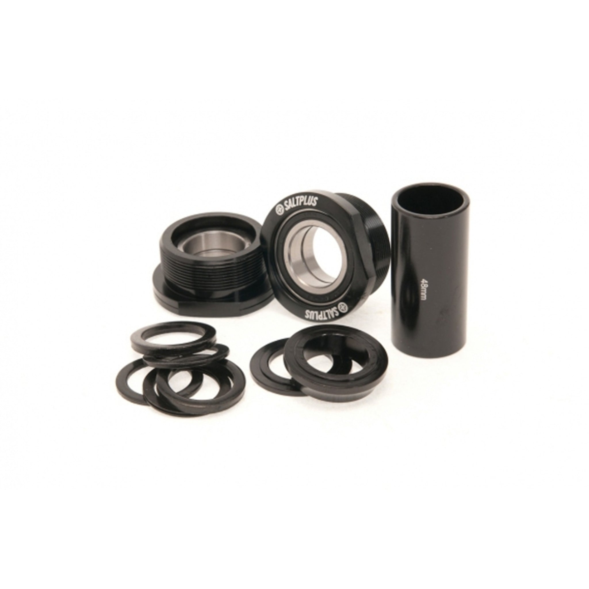 Saltplus Echo High - End Euro 22mm Black Bottom Bracket Kit for Bicycles