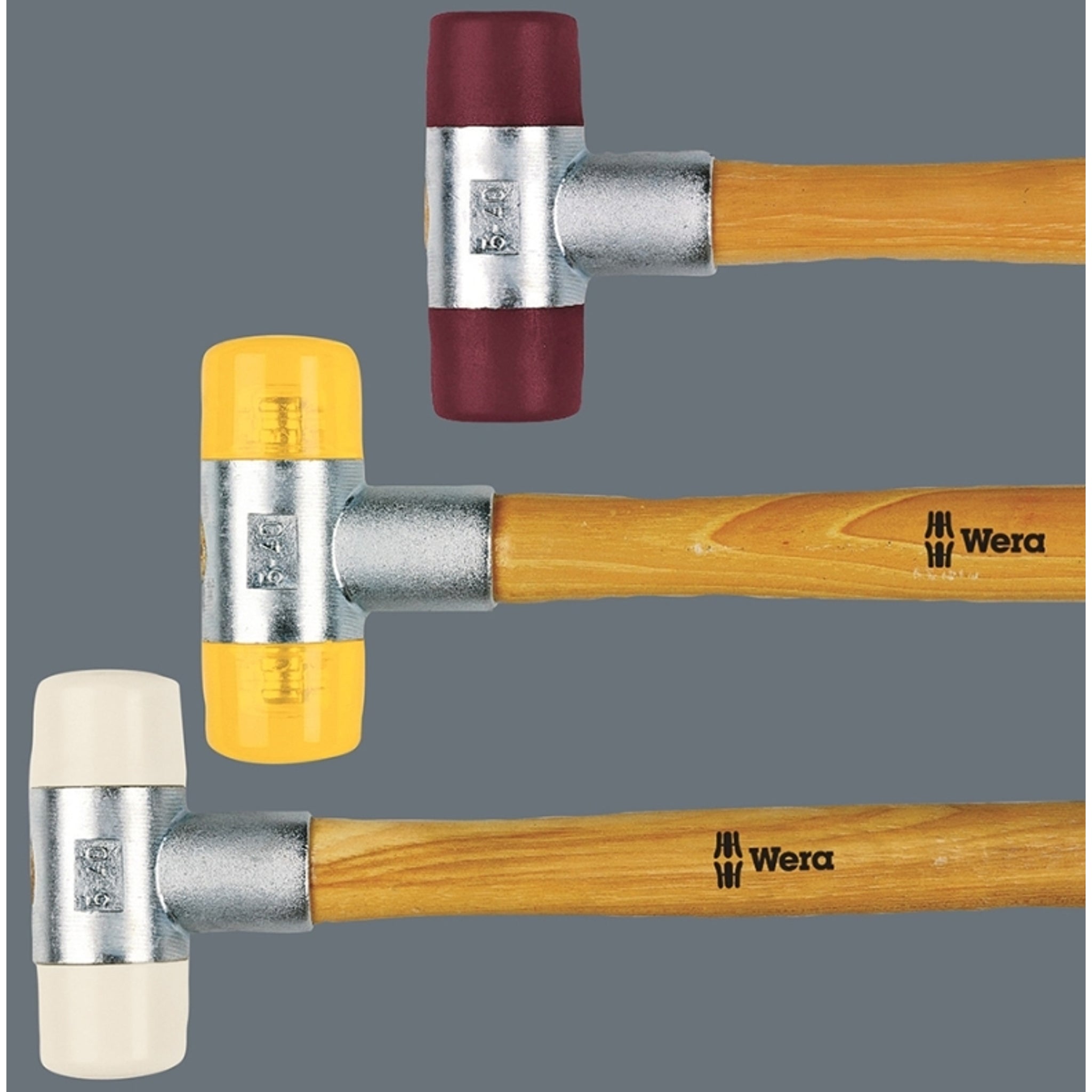 Wera 36mm Soft-Faced Hammer with Durable Cellidor Head Sections