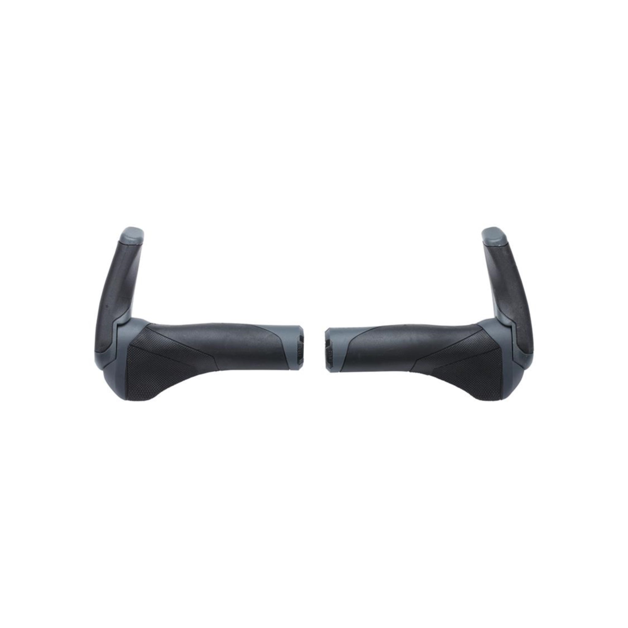 BBB 'ErgoStyle Set' Black/Grey All - Purpose Handlebar Grips with 133mm Length and Bar Ends