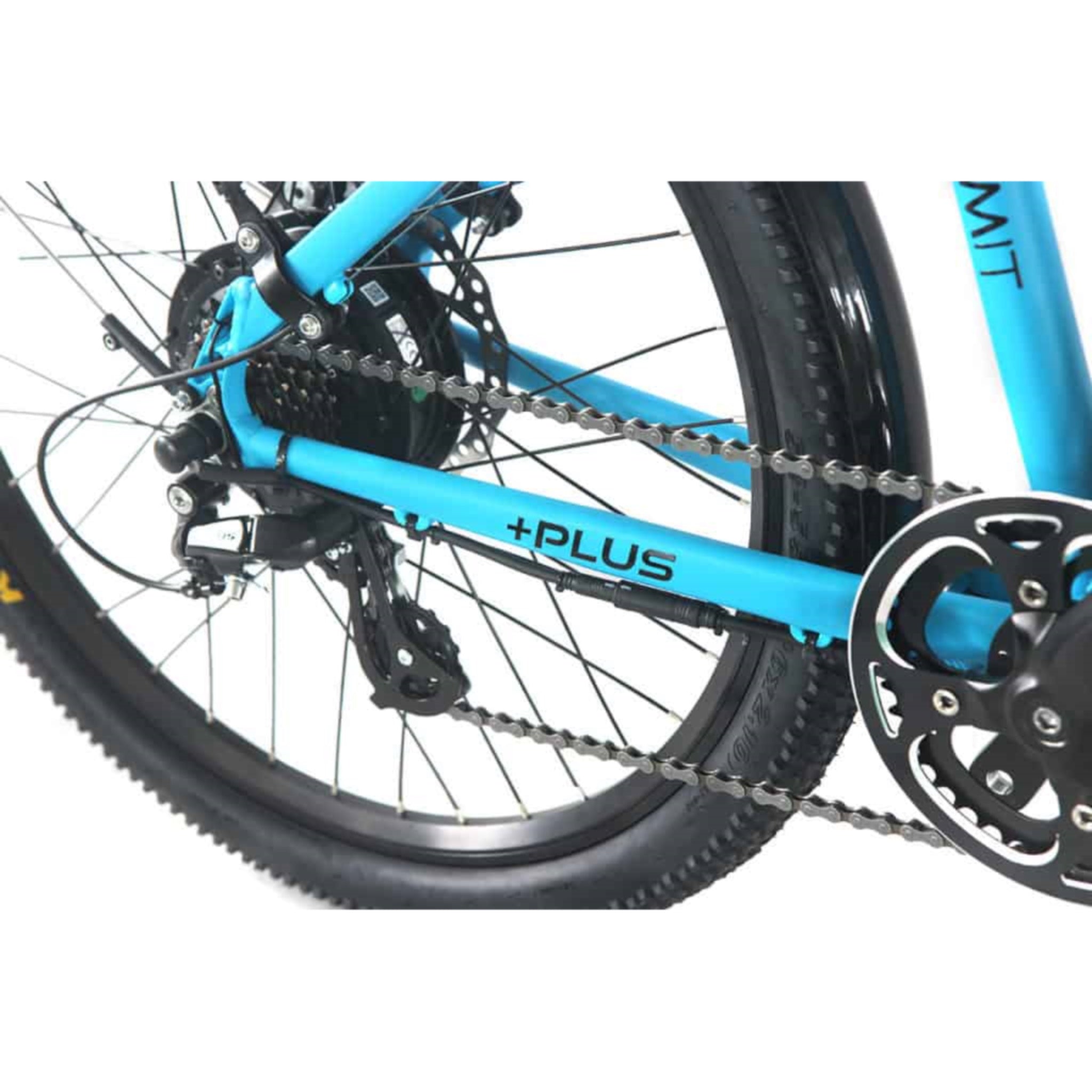 E-Rider Summit High-Performance Electric Trail Bike with 460wh Battery, 27.5-Inch Wheels, and Stunning Blue Color