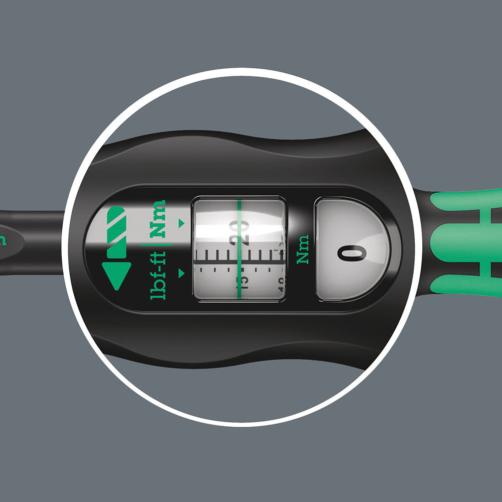 Wera High - Precision Click - Torque A5 1/4 Drive Reversible Torque Wrench with 2.5 - 25 Nm Torque Range