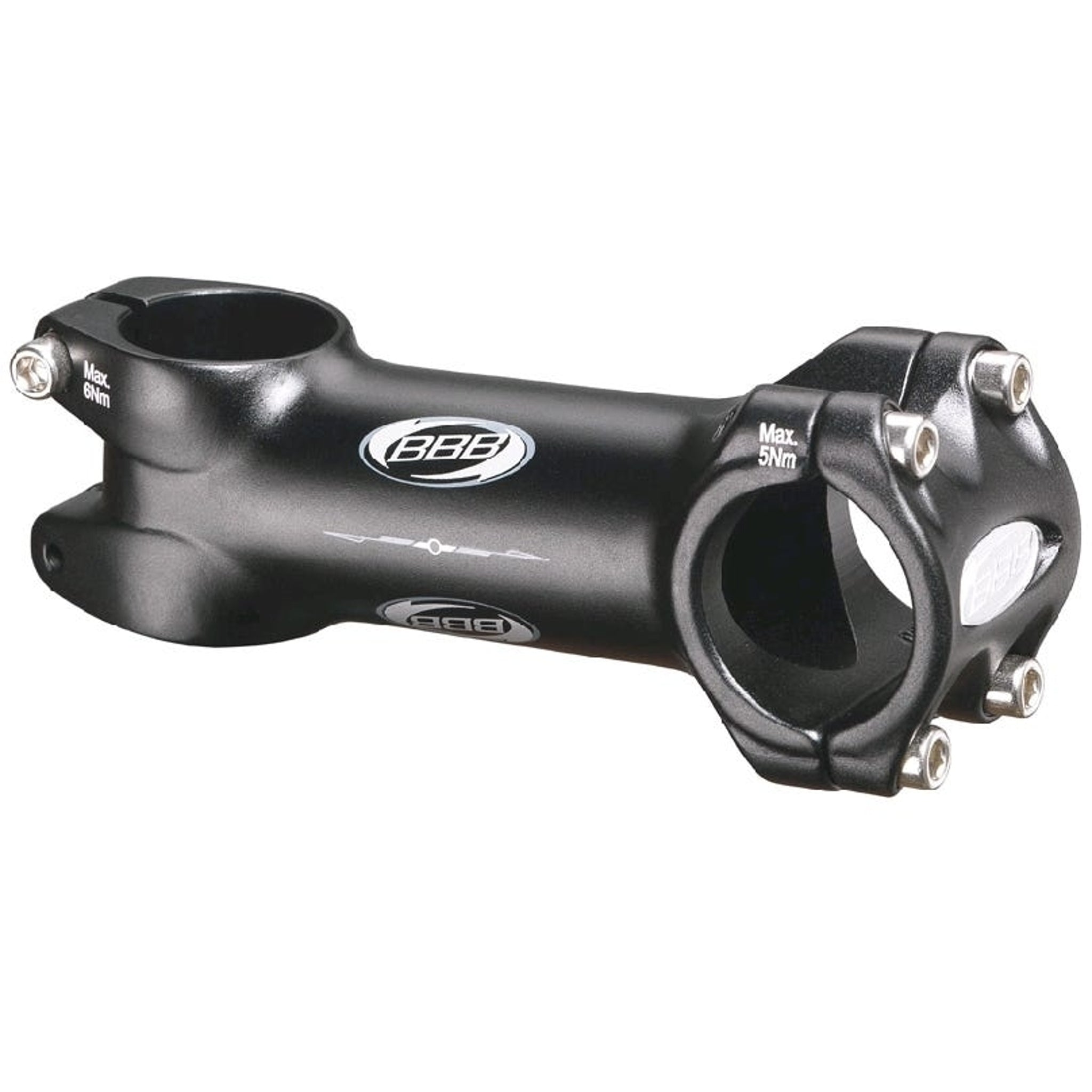 BBB Roadforce II OS Road Bike Stem - 31.8mm Handlebar Clamp, 100mm Length, +/- 6 Degree Rise for Optimal Cycling Performance