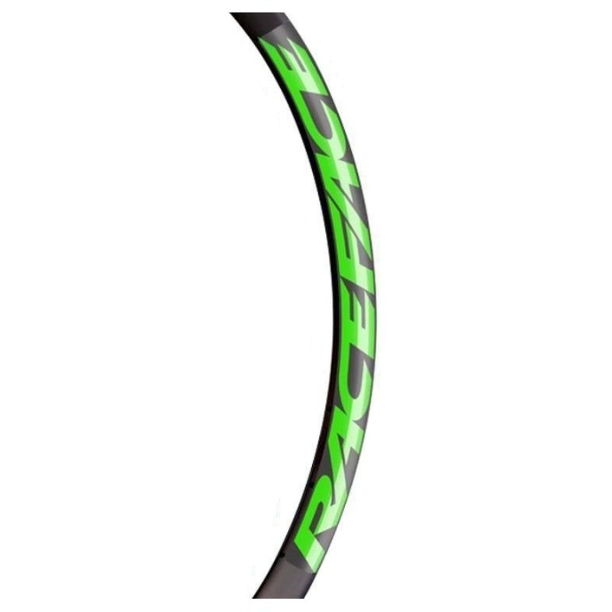 Large Neon Green Race Face Rim Decal Kit for Enhanced Bike Aesthetics