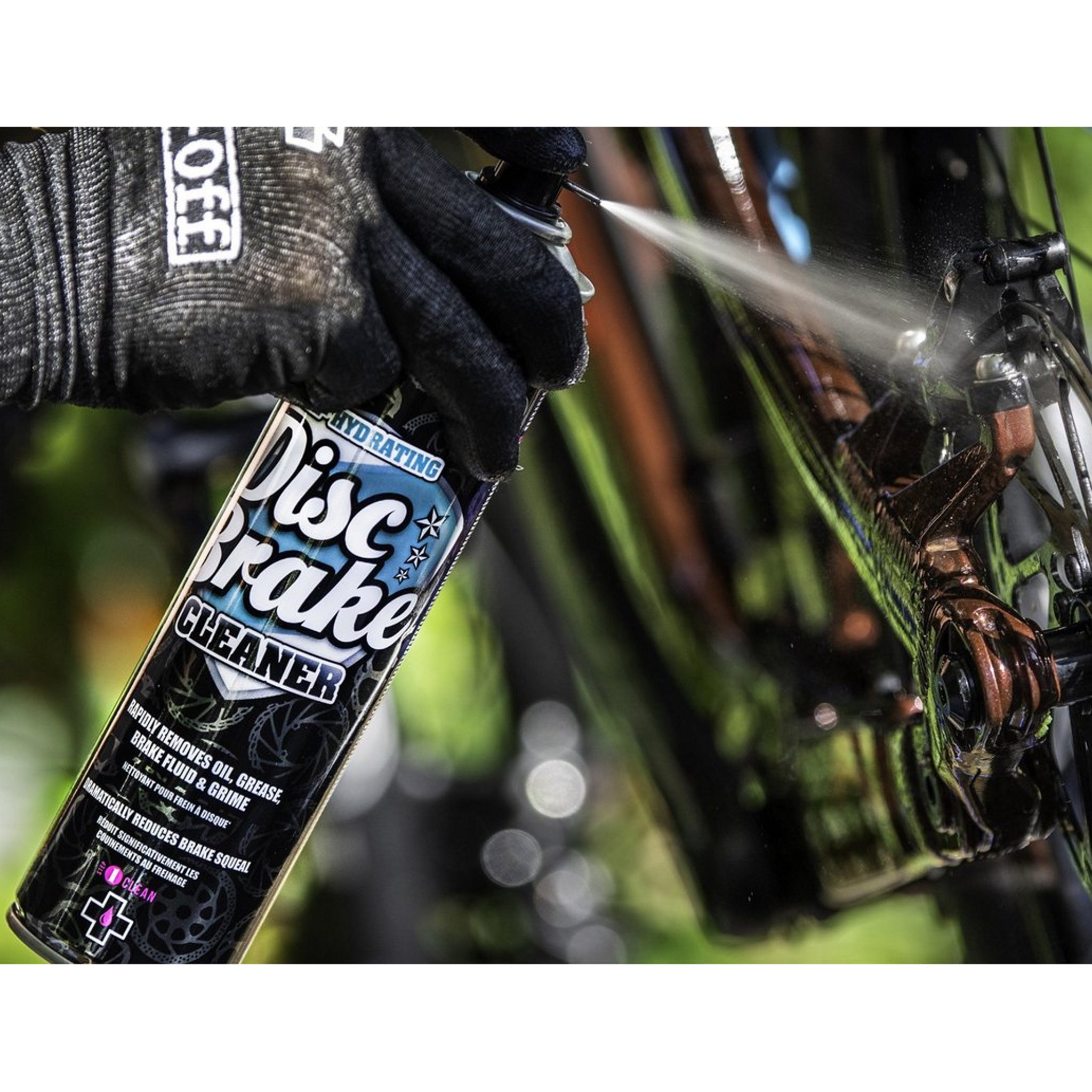Muc-Off 400ml Aerosol Spray Disc Brake Cleaner for Enhanced Braking Performance