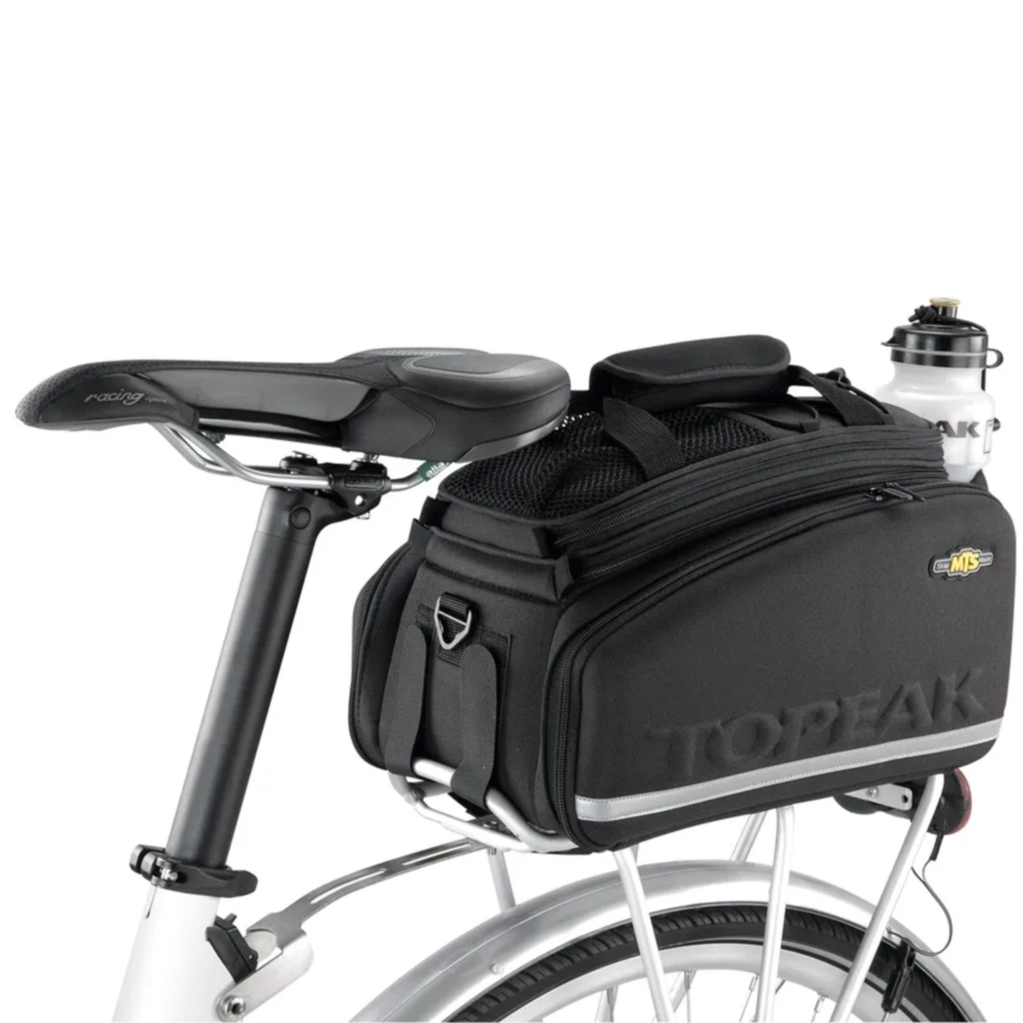 Topeak High - Capacity 22.6L Trunk Bag MTS with RackTime DXP Strap Mount for Bicycle