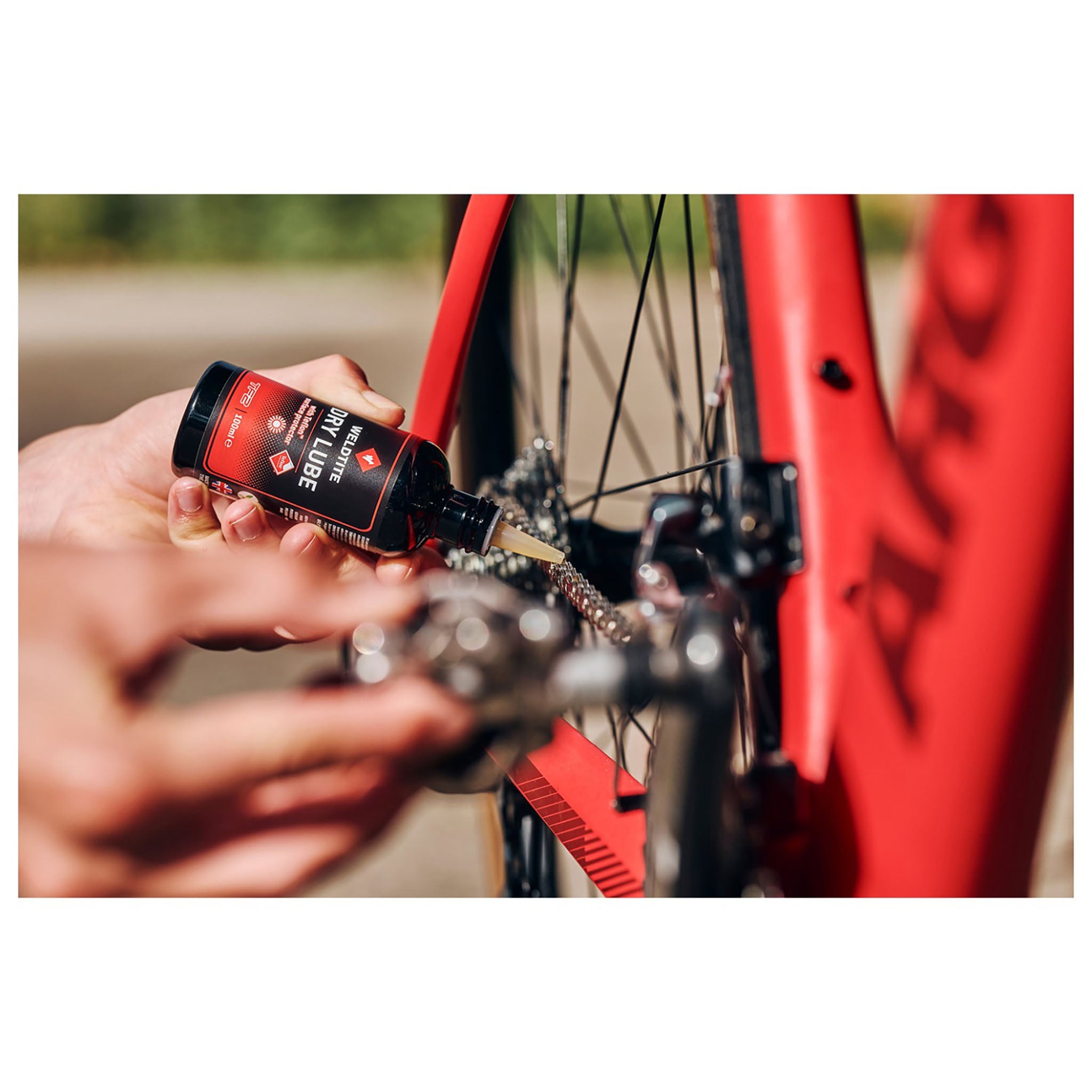 Weldtite 100ml Dry Chain Lubricant with Teflon for Bicycles