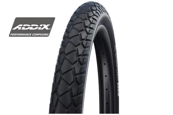 Schwalbe High-Performance Al Grounder 27.5 x 2.35 Bicycle Tire with GreenGuard SnakeSkin, 62-406 B/B-SK+RT HS439 ADDIX 67EP for E-SUV and Touring Bikes