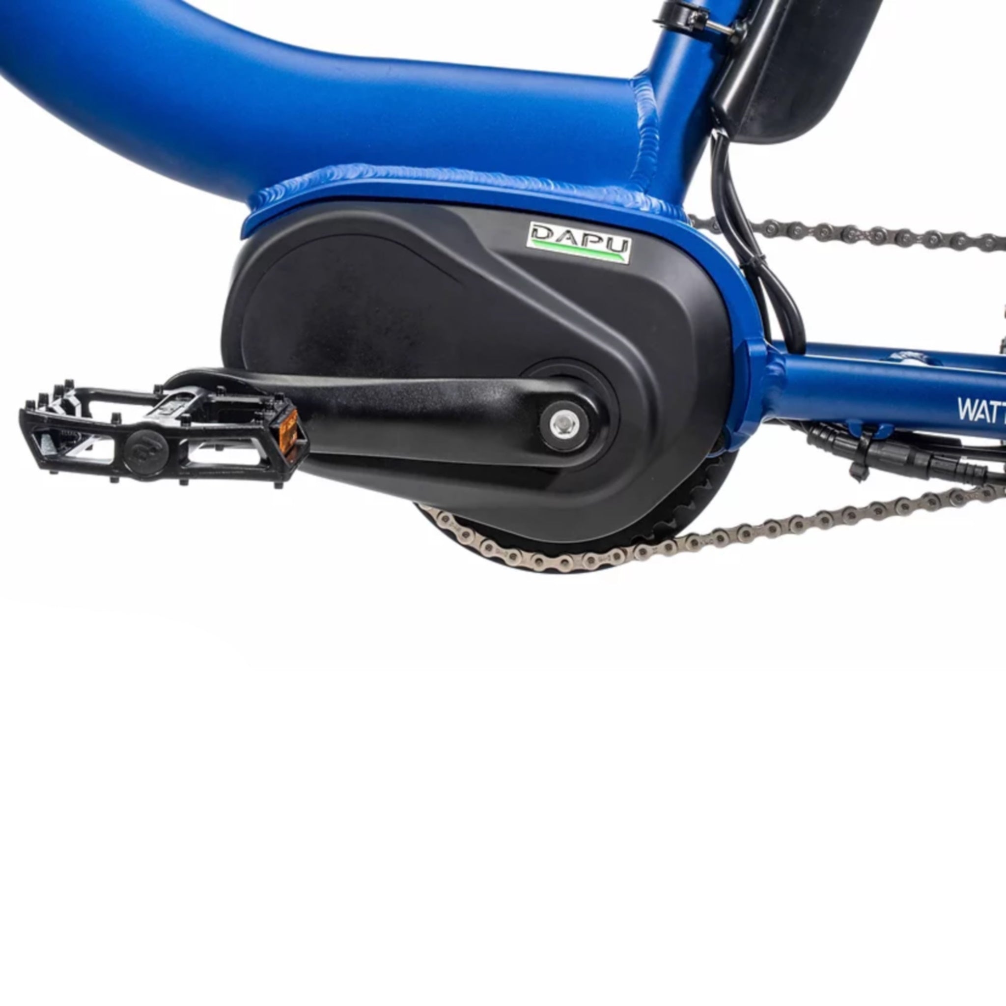 Matt Blue Watt Wheels XT Electric Trike with Enhanced Off - road Performance