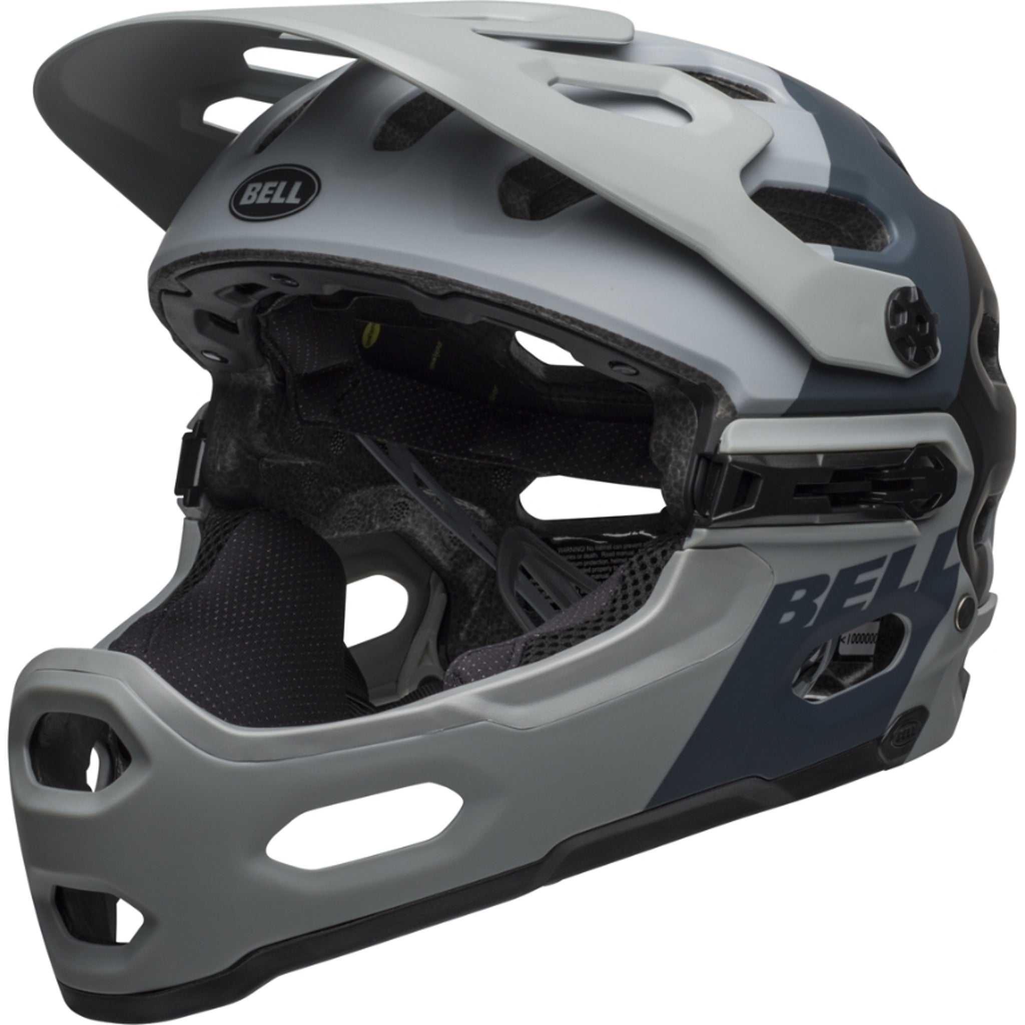 Bell Super 3R Mips Matte Dark Grey/Gunmetal All - Mountain Cycling Helmet