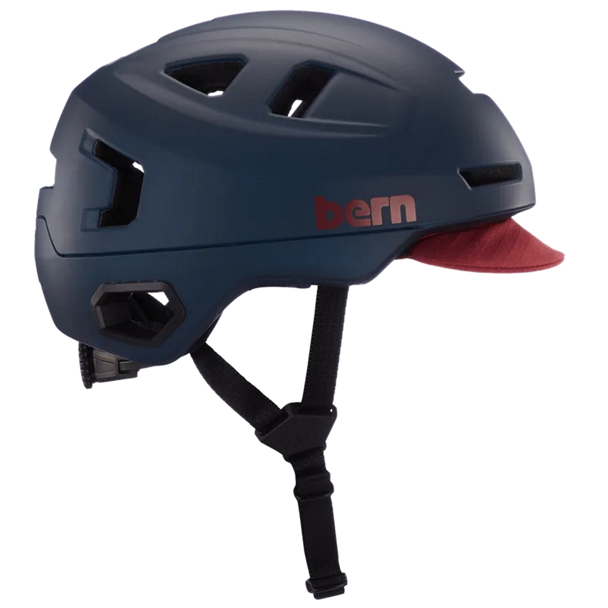 Bern Hudson MIPS Matte Navy Helmet - Award - Winning, Low - Profile & Safe