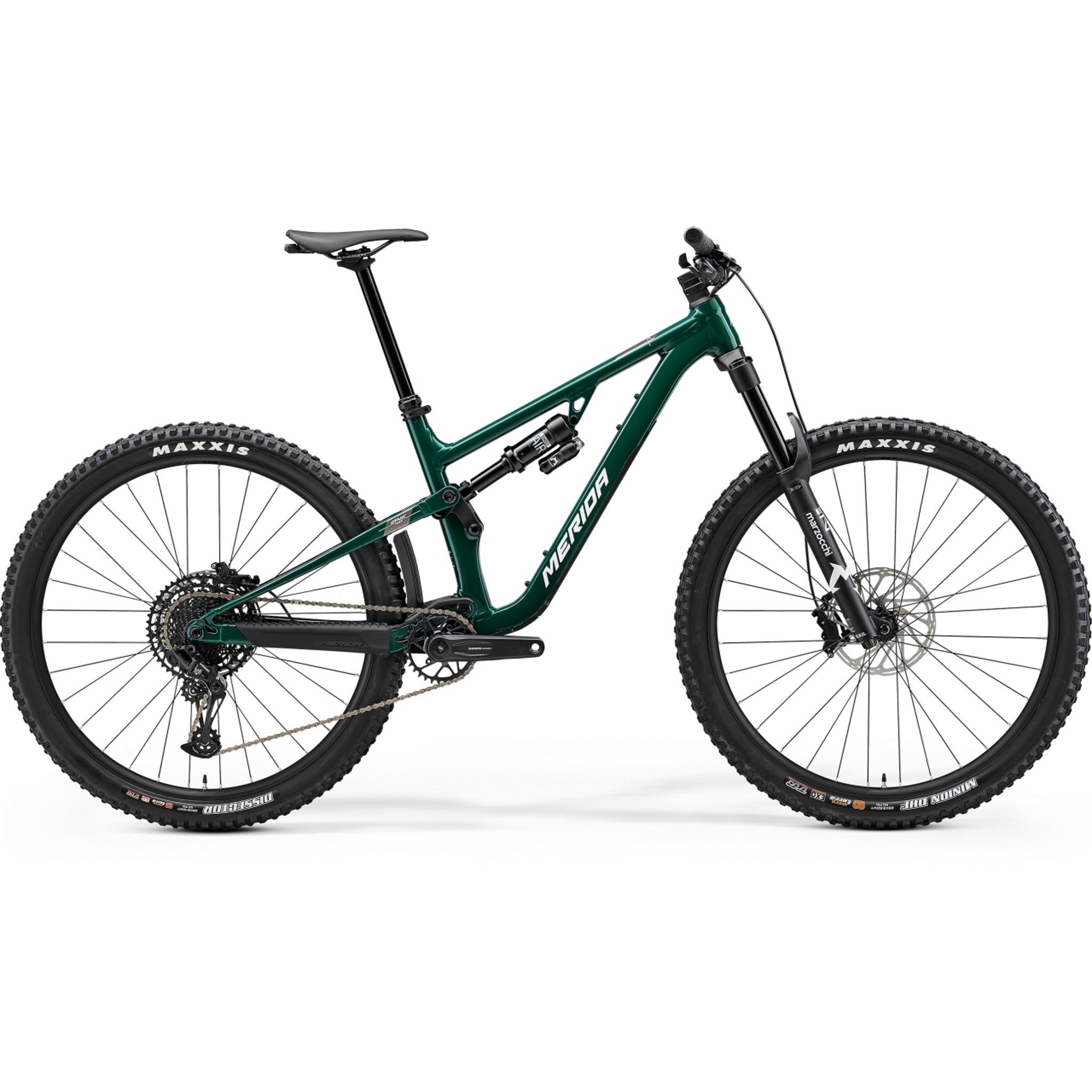 Merida One Forty 700 Enduro Bike in Stunning Deep Forest Green