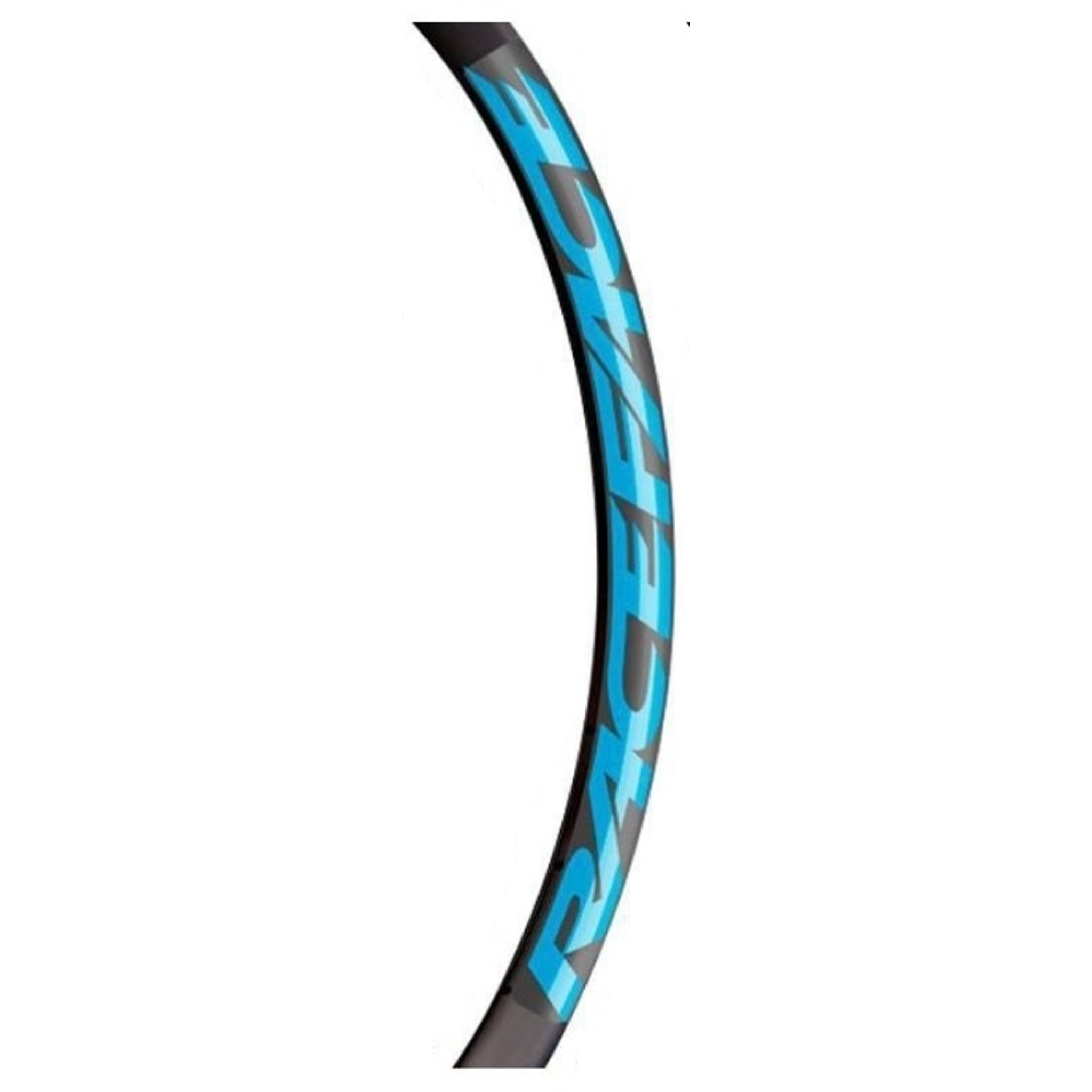 Large-Sized Neon Blue Race Face Bicycle Rim Decal Kit for Stylish Wheel Enhancement