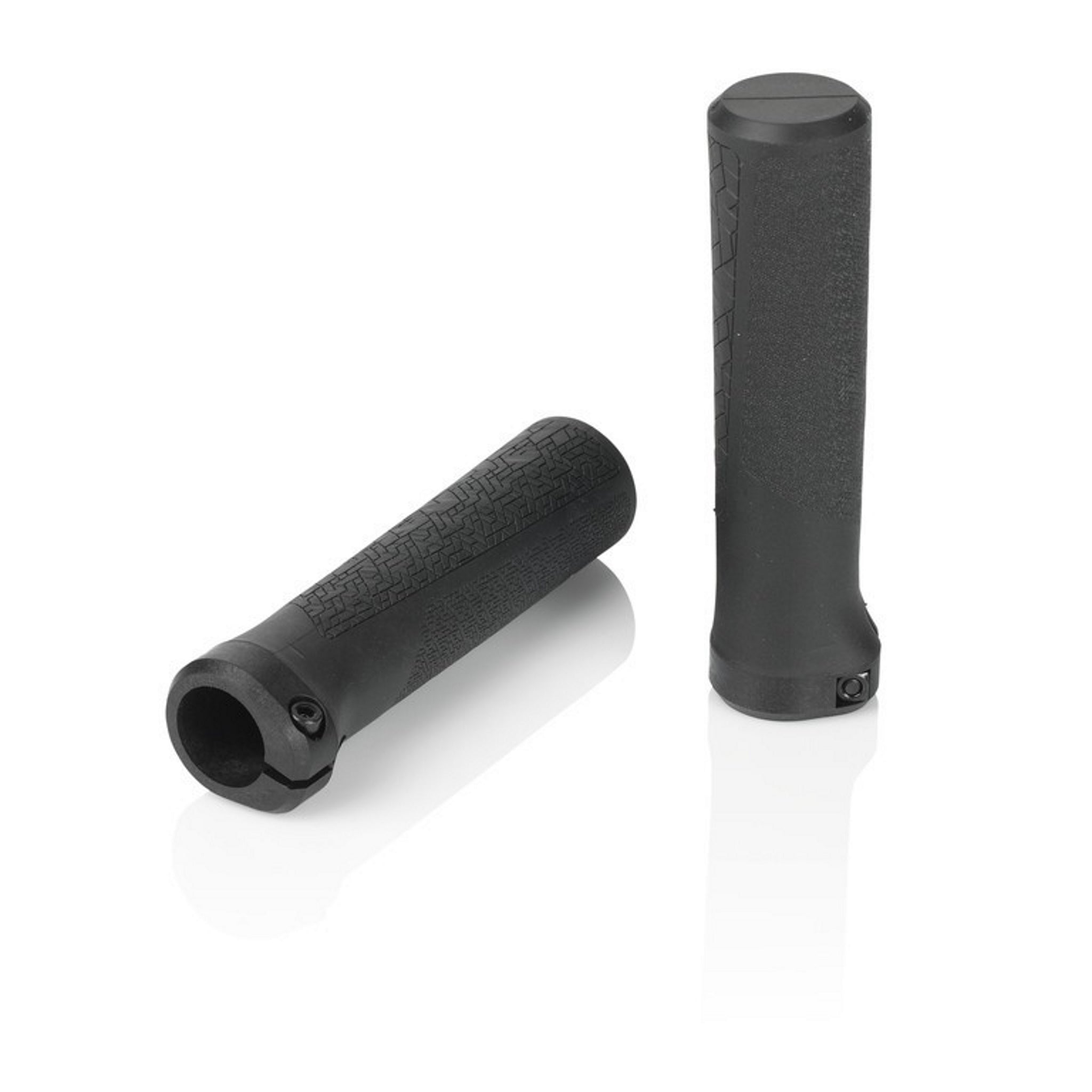 XLC Black Lock-On Sports Bike Grips for Enhanced Riding Experience