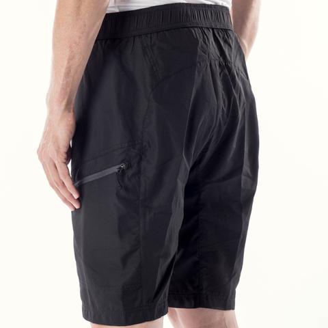 Bellwether Men's Alpine Style Durable Cycling Baggy Shorts in Classic Black