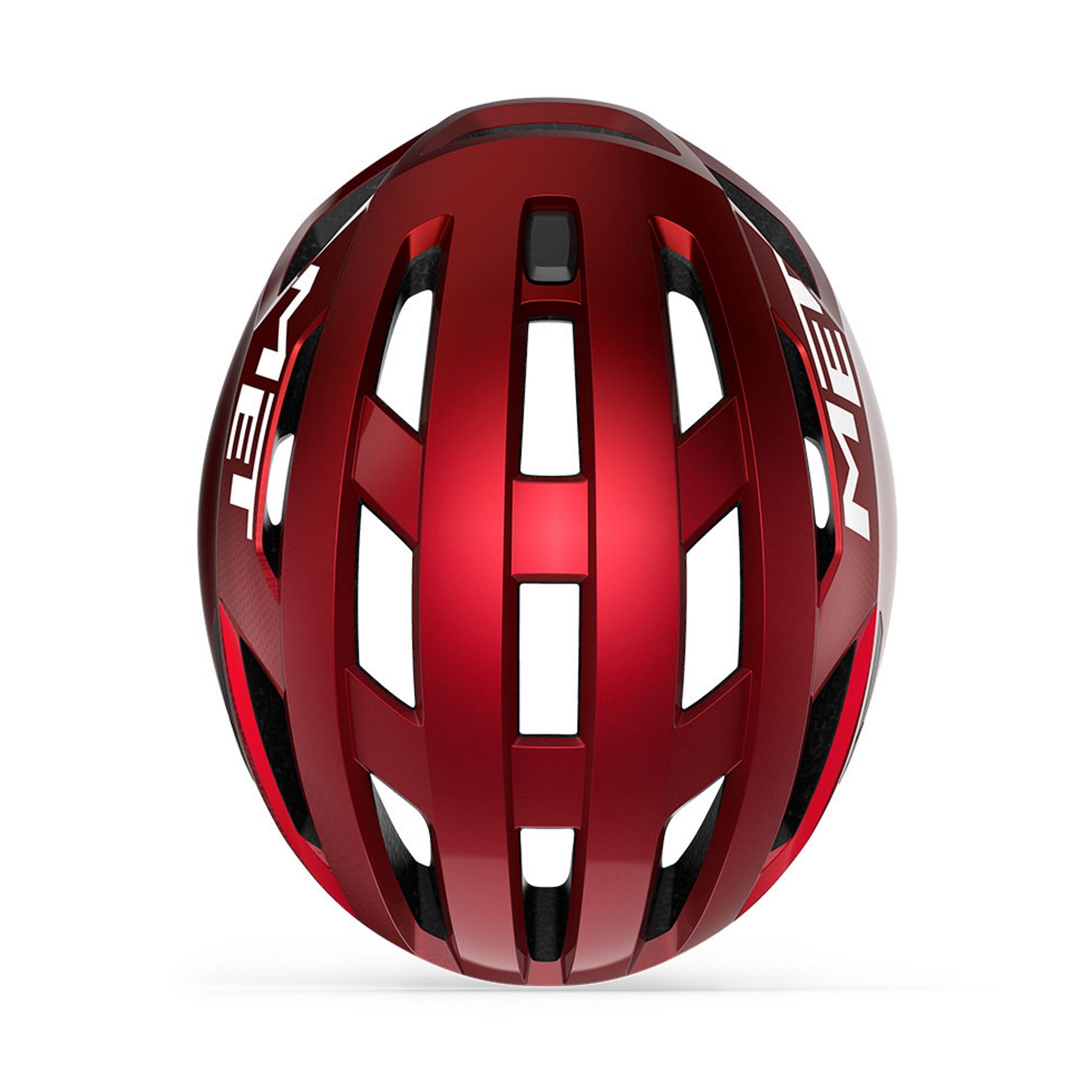 Red Metallic MET Vinci MIPS High - Performance Road Cycling Helmet