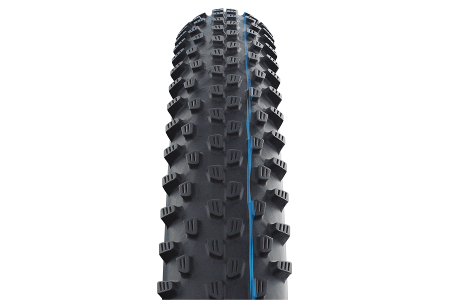 Schwalbe High - Performance Racing Bicycle Tyre - Racing Ray, 29 x 2.35 Size, Evolution Folding Type, Addix SpeedGrip Compound (blue), TL - Easy SuperGround HS489