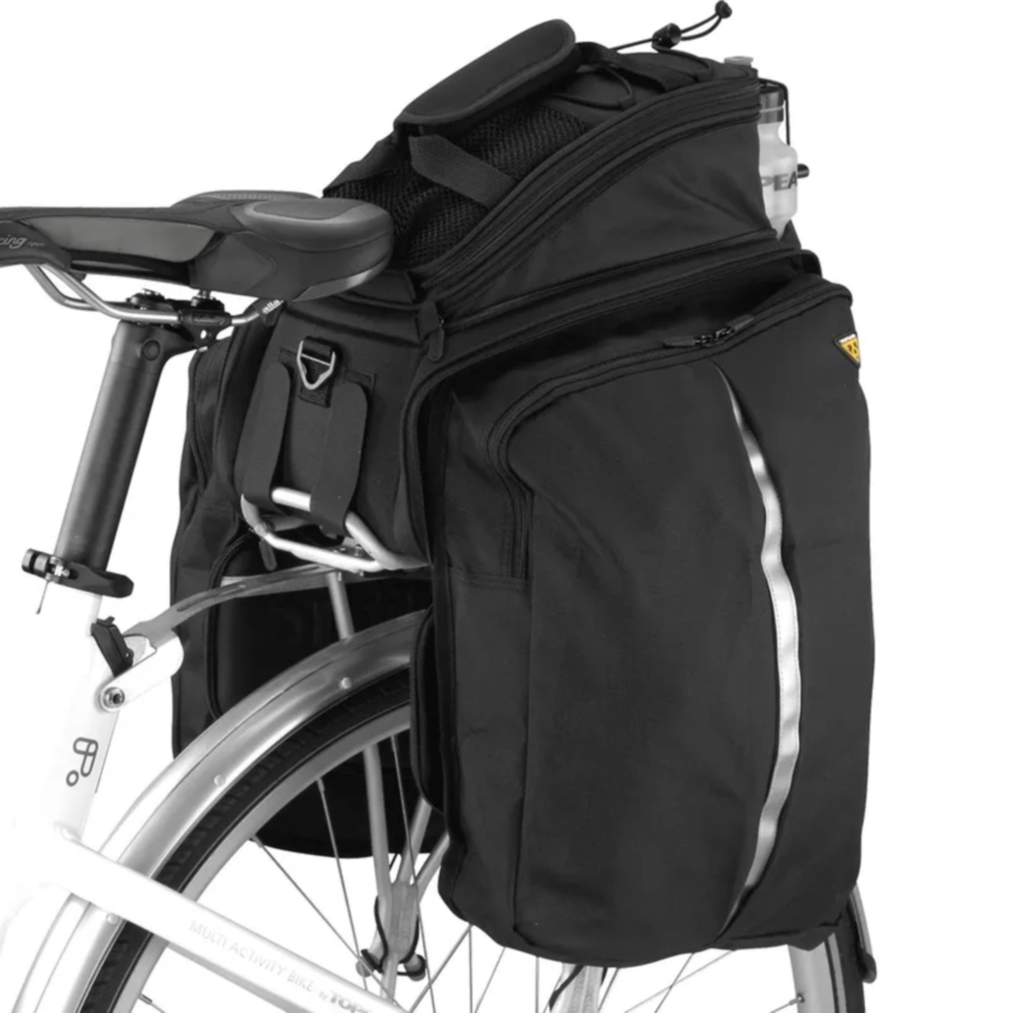 Topeak High - Capacity 22.6L Trunk Bag MTS with RackTime DXP Strap Mount for Bicycle