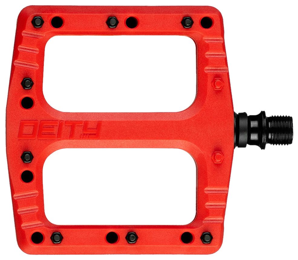 Red Deity Deftrap Premium Bicycle Pedals with Great Grip