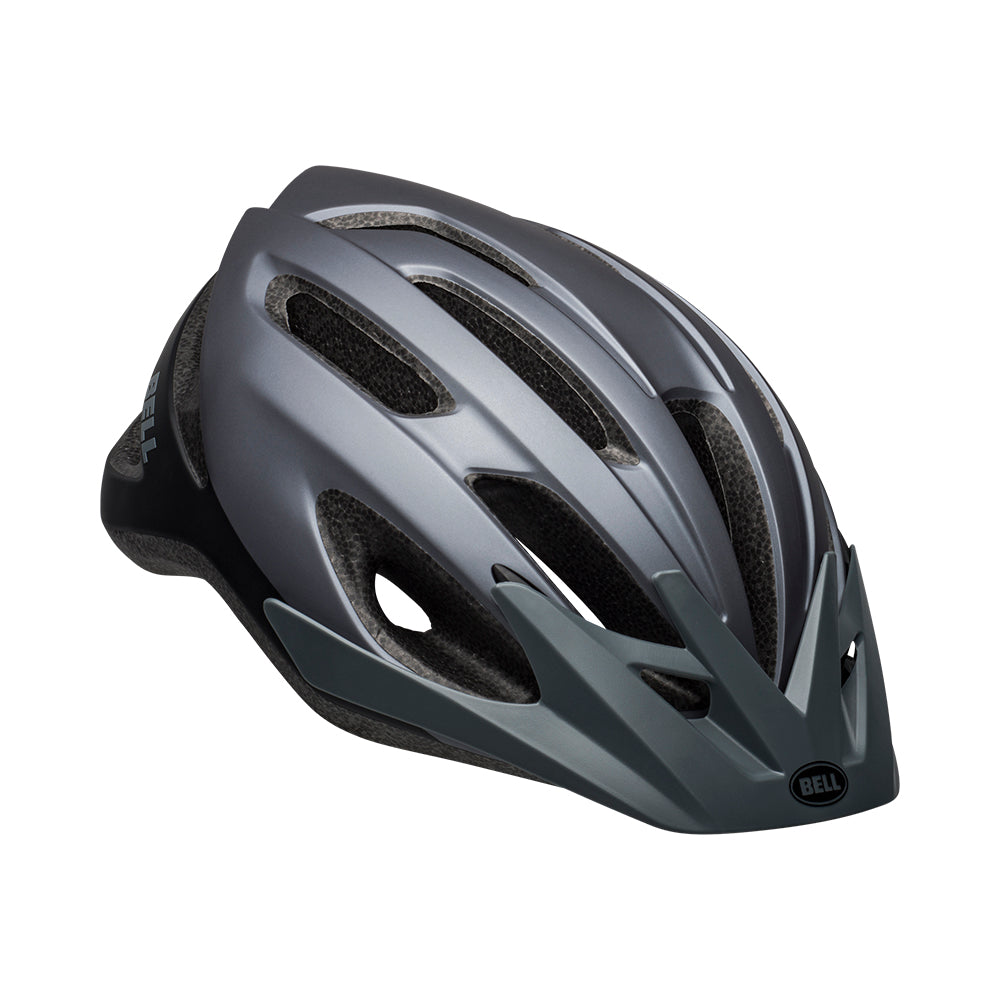 Bell Crest Matte Gray Cycling Helmet for Active Lifestyles