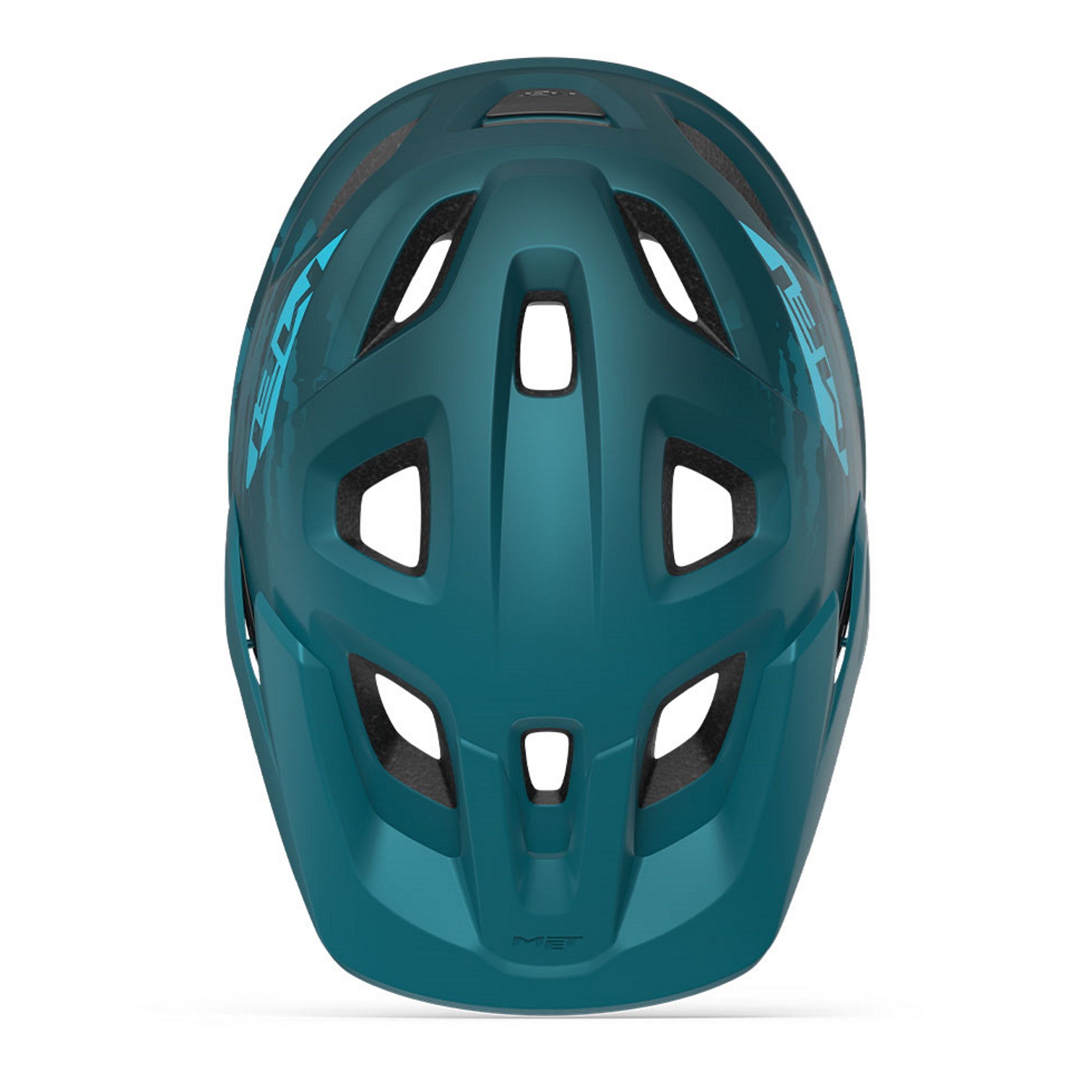 Petrol Blue MET Echo MIPS Entry-Level High-Quality MTB Helmet