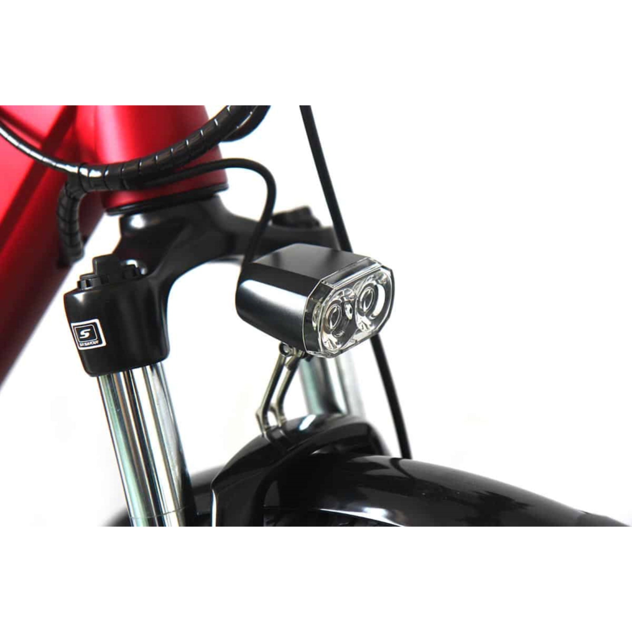 E-Rider Summit Red Electric Bike with 460wh Battery and 27.5 Wheels