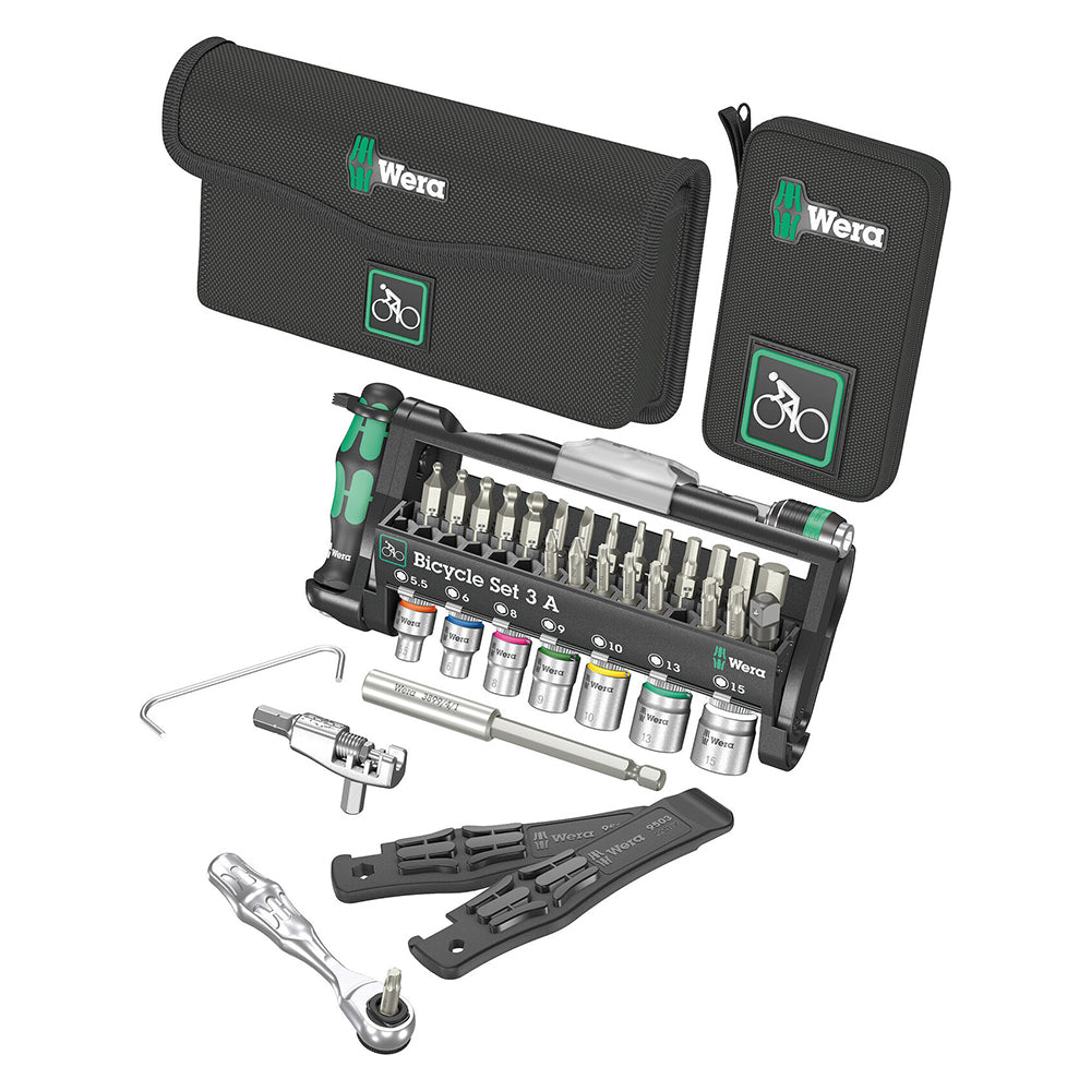 Wera Compact 3A Zyklop Mini Bicycle Tool Set with 40-Piece Bit Set