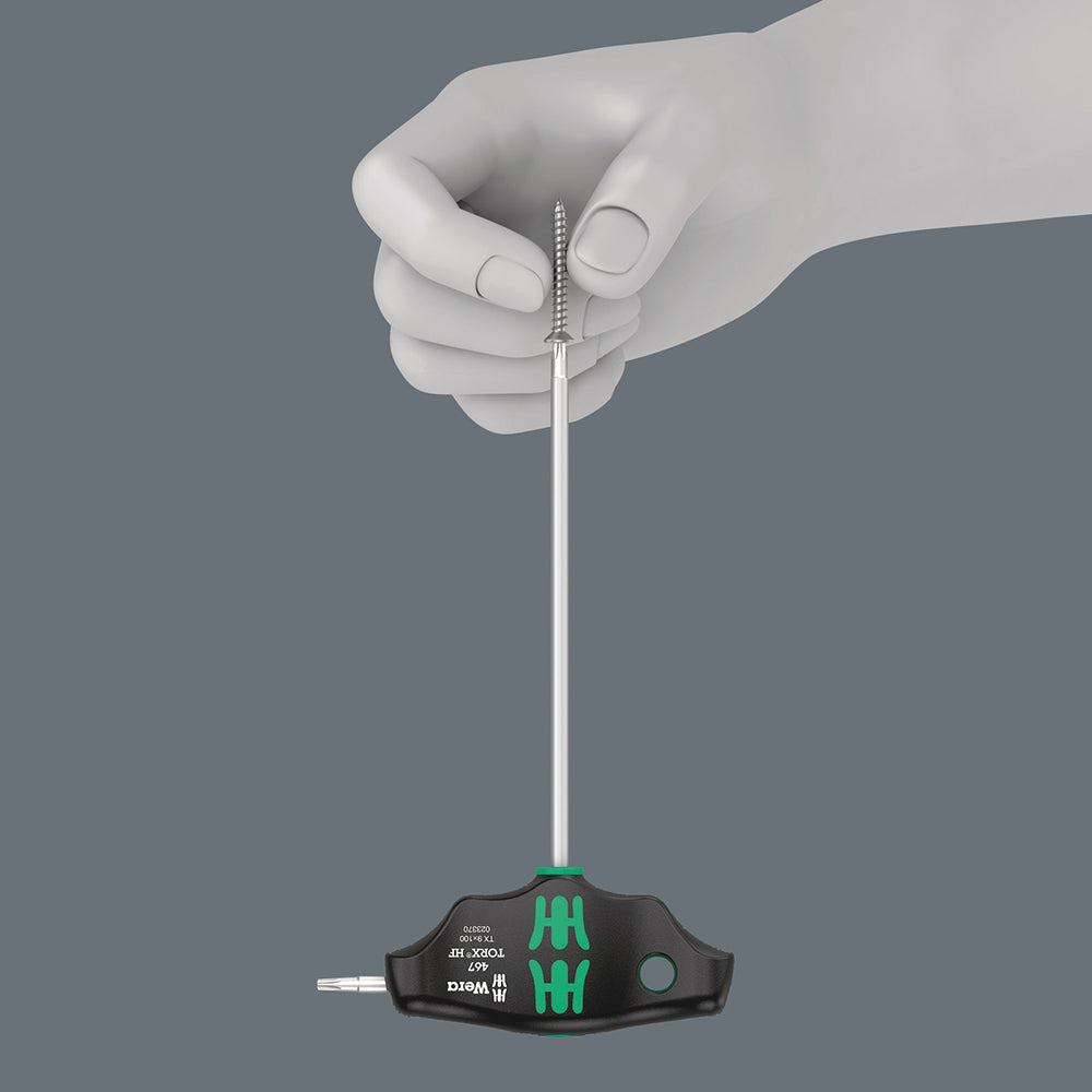 Wera 400 Series T-Handle TORX Tool with Holding Function, 25 x 100mm
