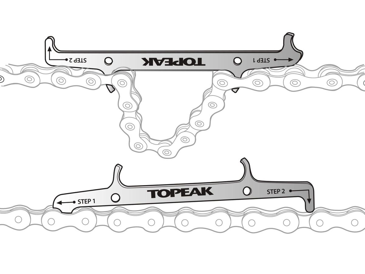 Topeak Professional Workshop Tool - Chain Hook and Chain Wear Indicator for Bicycle Maintenance