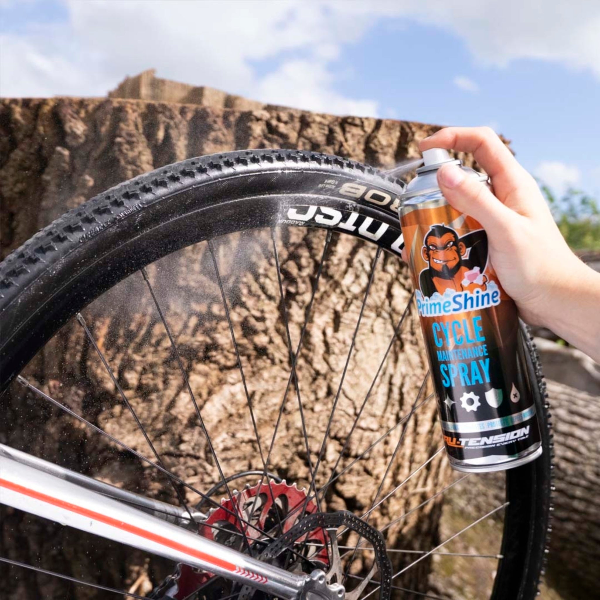 Tru-Tension All - in - One Aerosol Spray for Bicycle Maintenance