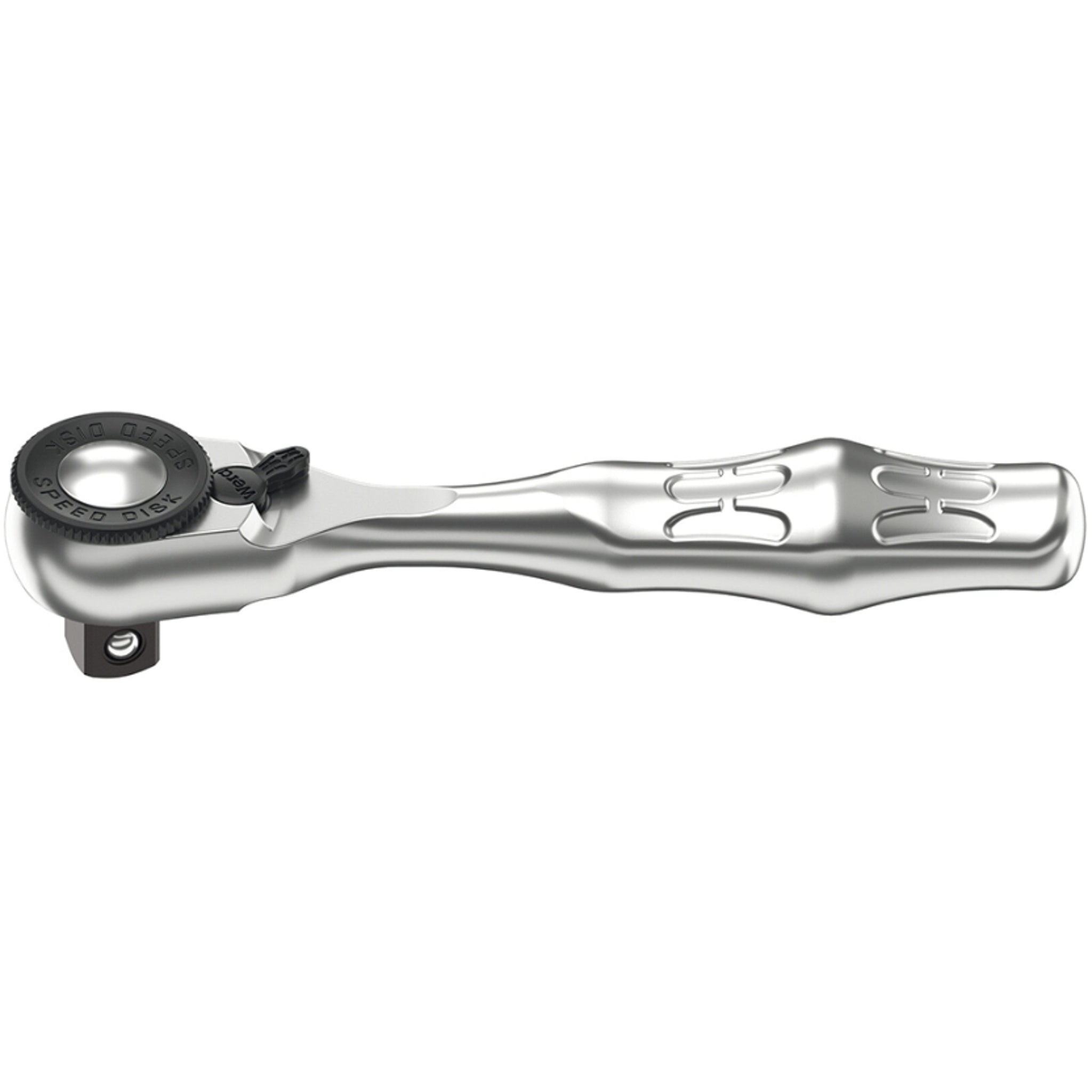 Wera 8008 A Zyklop Mini Ratchet with 1/4 Square Drive for Precise Work