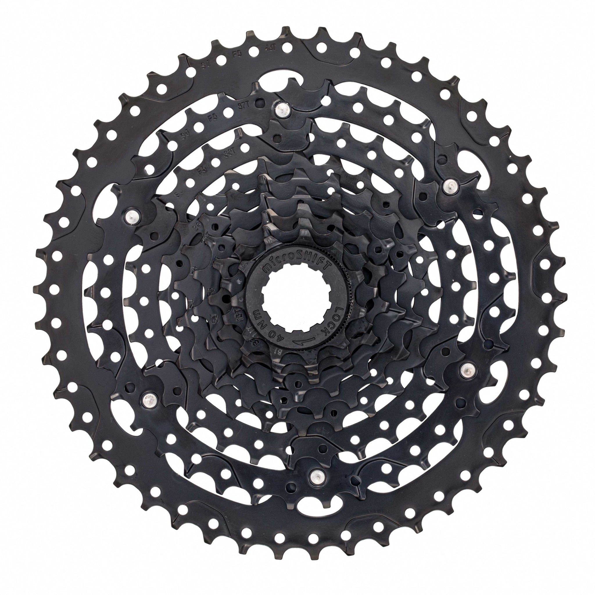 9-Speed Microshift Advent 9 Cassette with 11-46T Sprocket Range for Bicycles